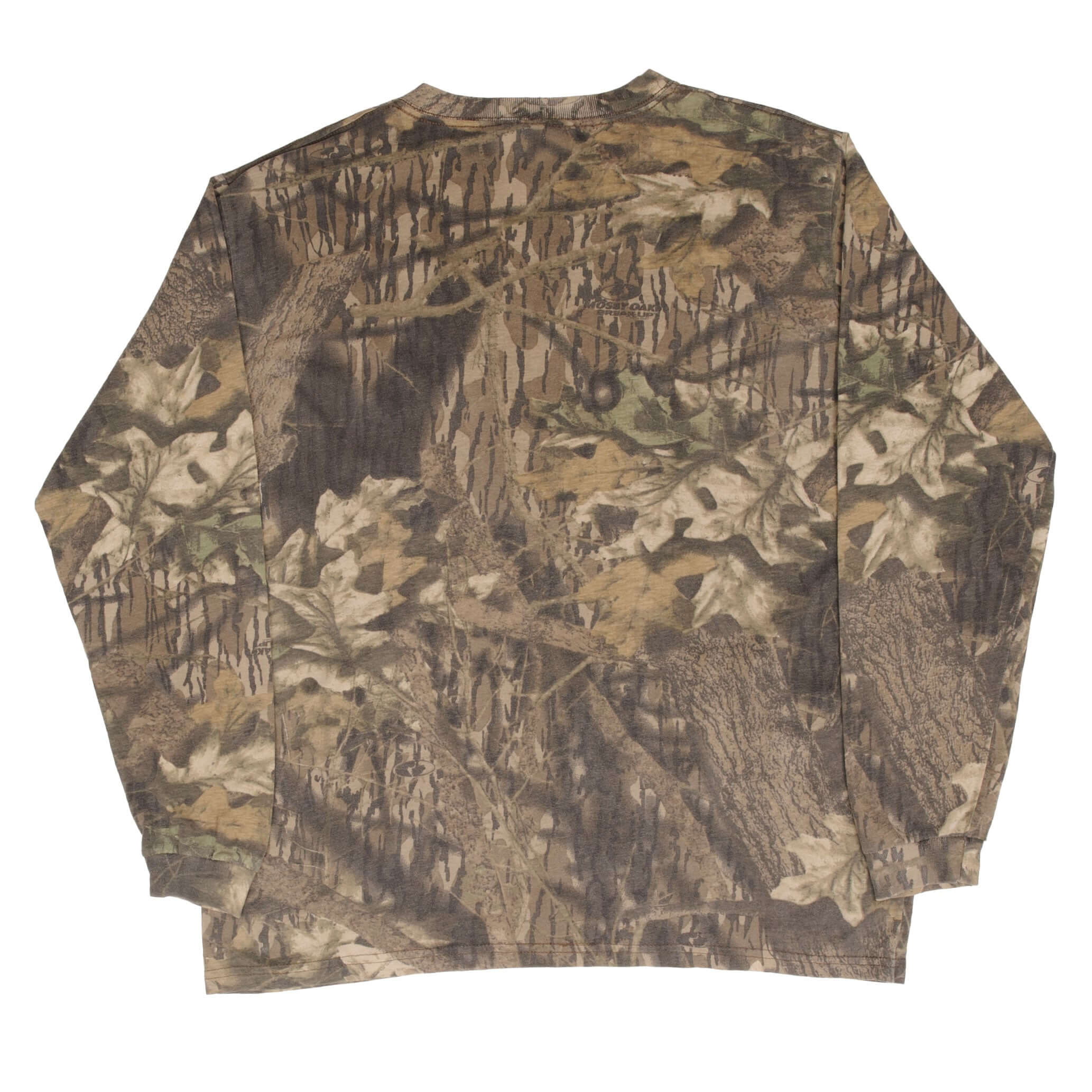 Vintage Hunting Mossy Oak Break Up Camo Long Sleeve Tee Shirt Size XL