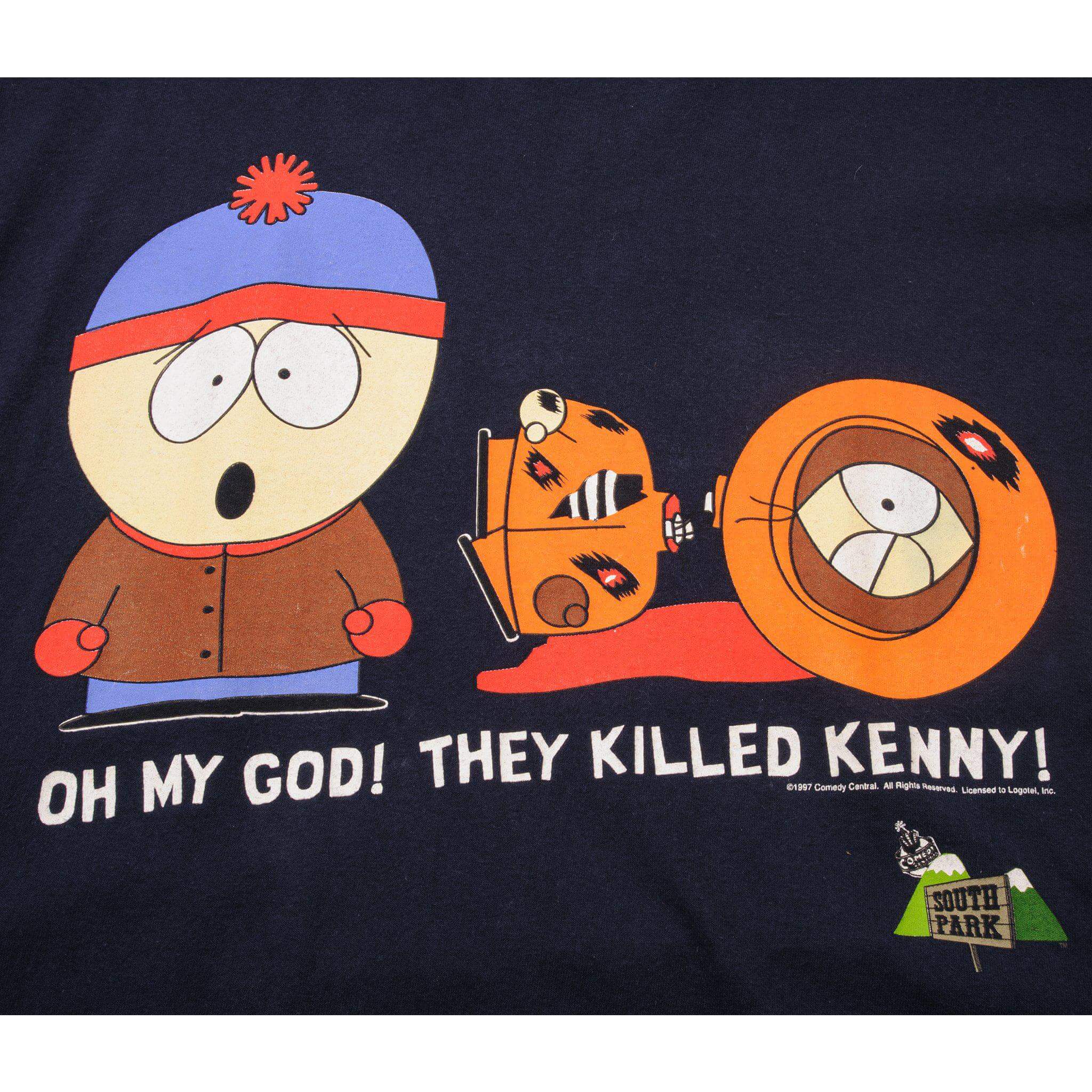 VINTAGE SOUTH PARK TEE SHIRT 1997 SIZE XL MADE IN USA