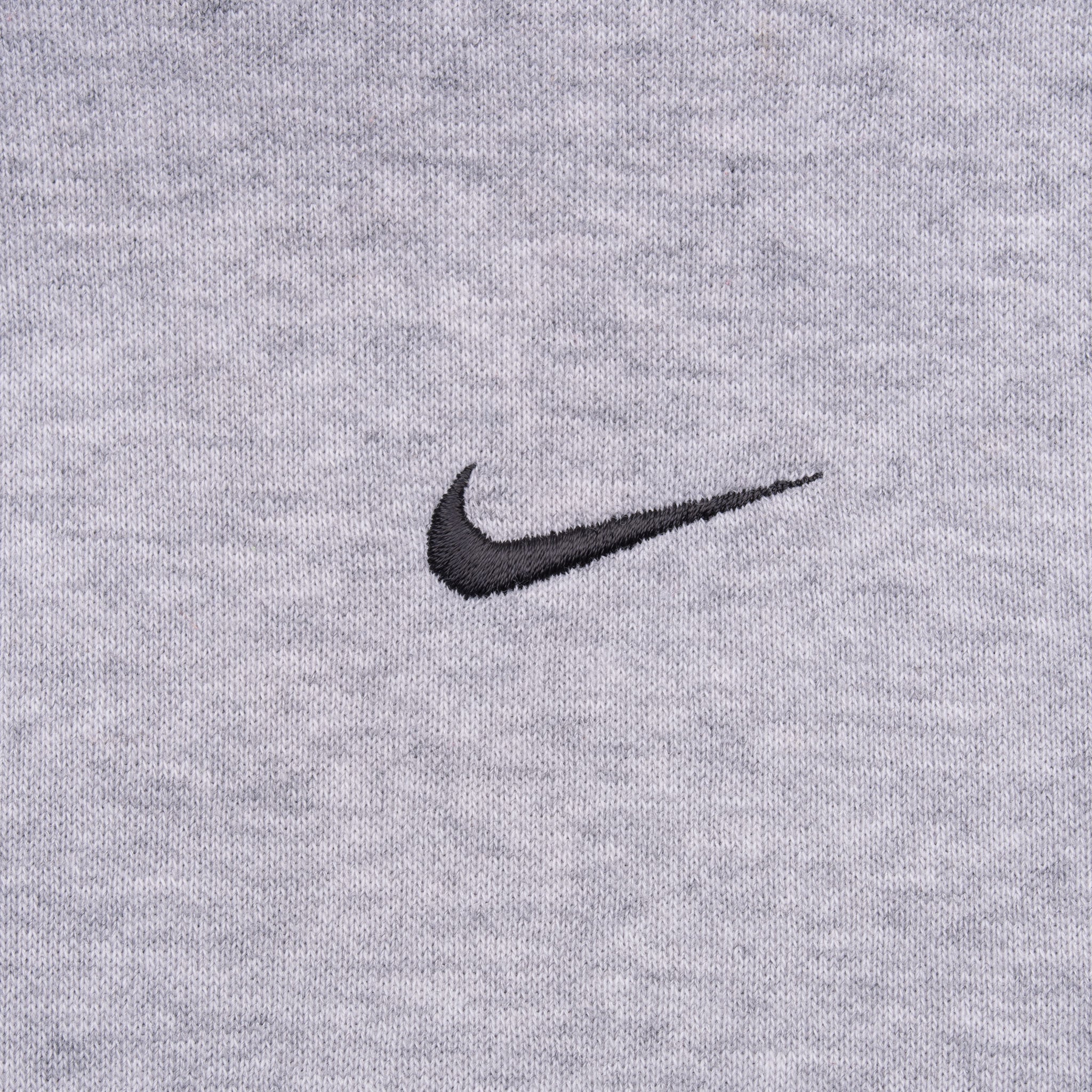 Vintage Nike Classic Swoosh Grey Hoodie Sweatshirt 2000S Size Large