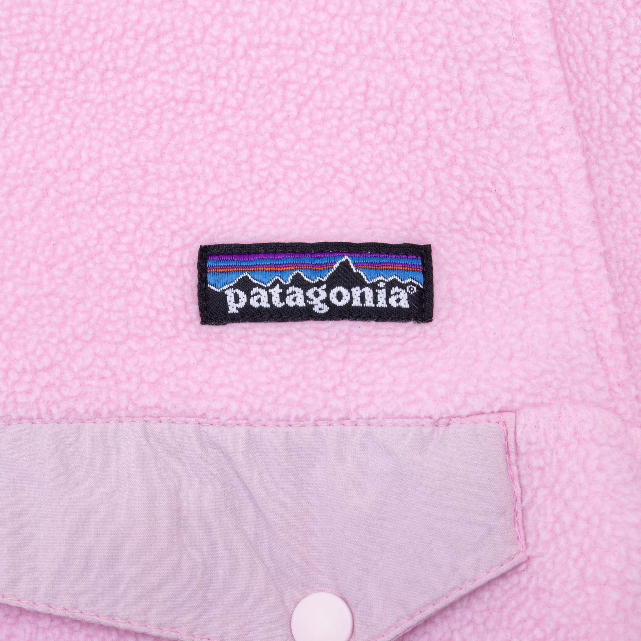Vintage Patagonia Pink Synchilla Snap T Fleece Pullover Jacket 2000S Size XL Made In USA
