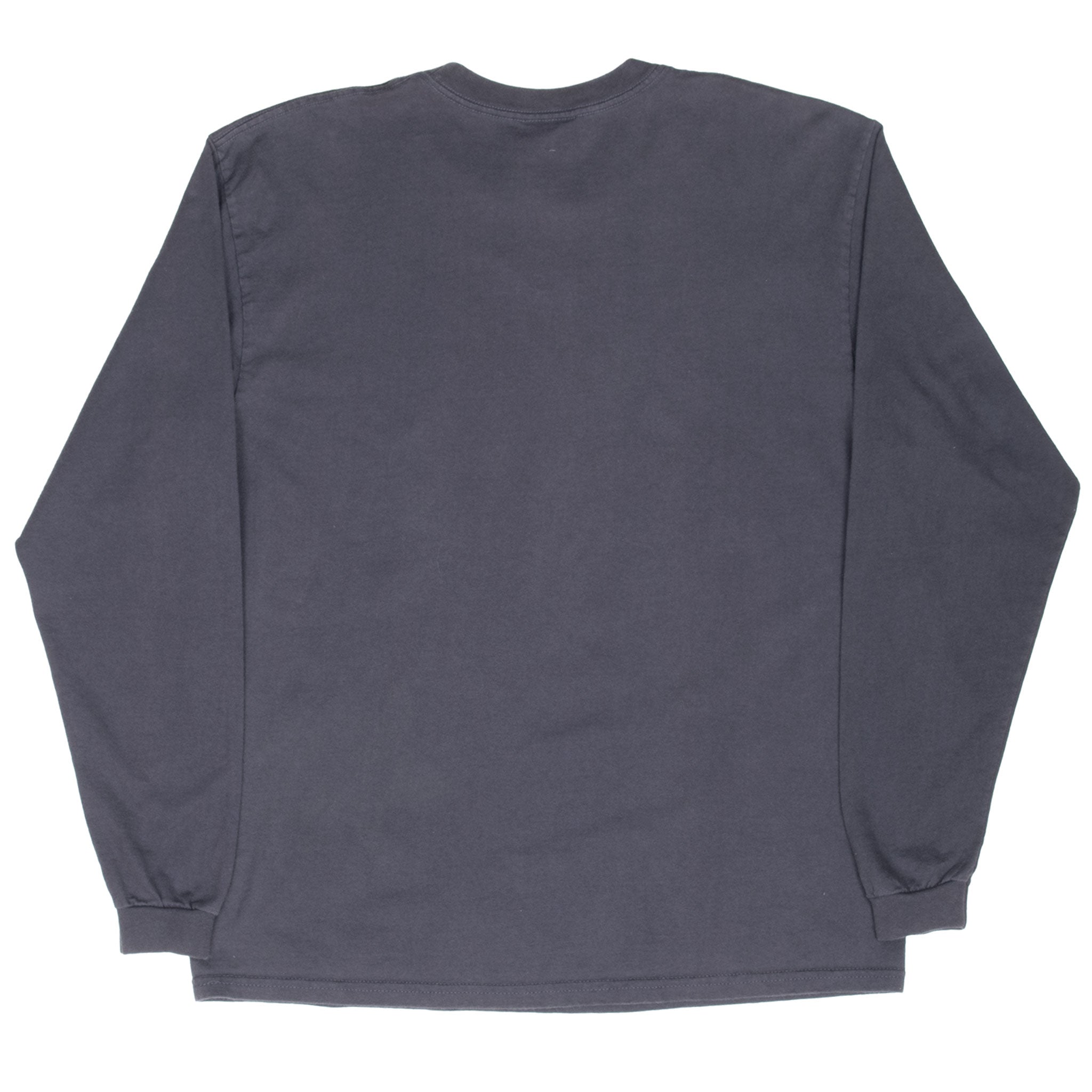 Vintage Nike Center Swoosh Grey Long Sleeve Tee Shirt 2000S Size Medium