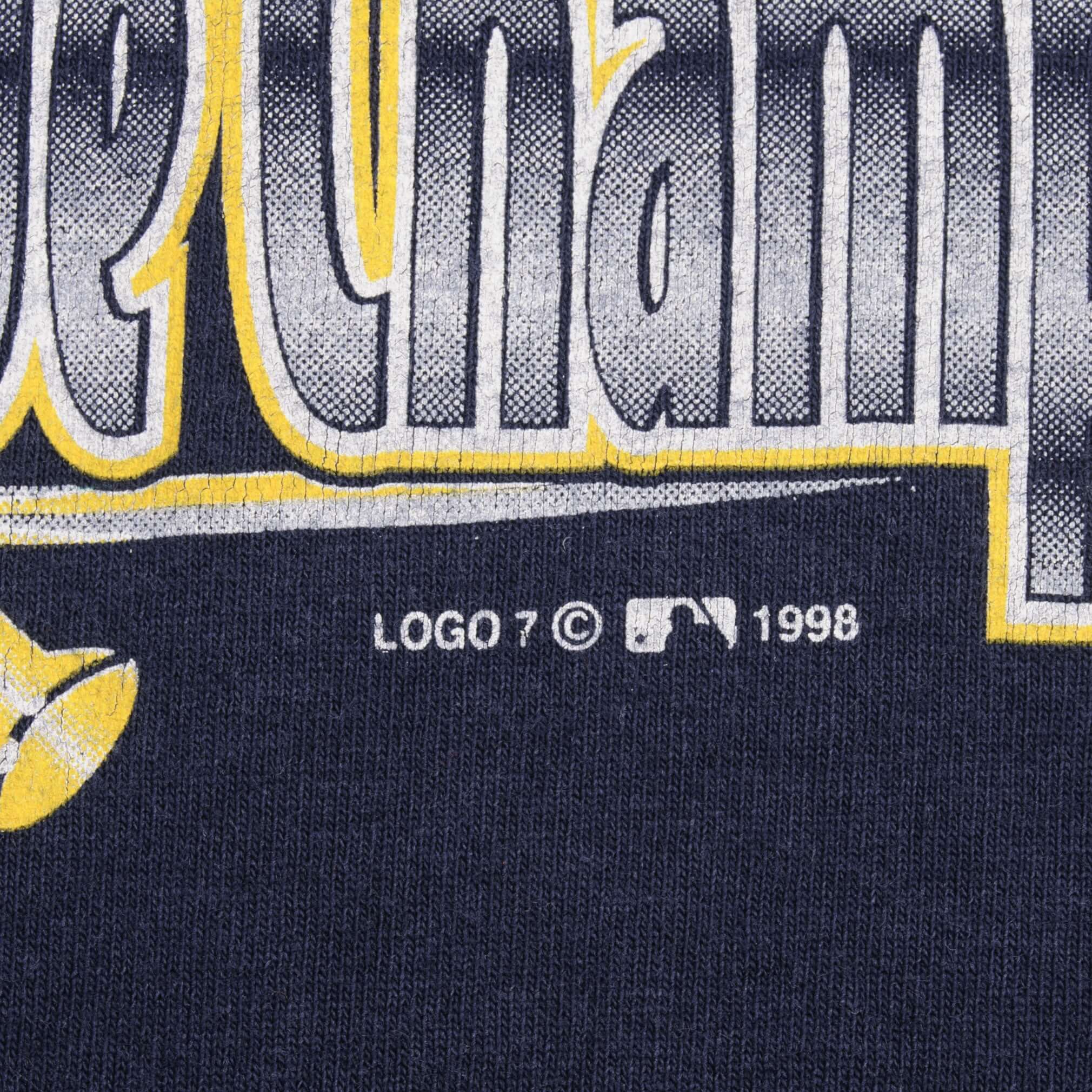 Vintage MLB San Diego Padres National League Champions 1998 World Series Tee Shirt Size Large Made In USA