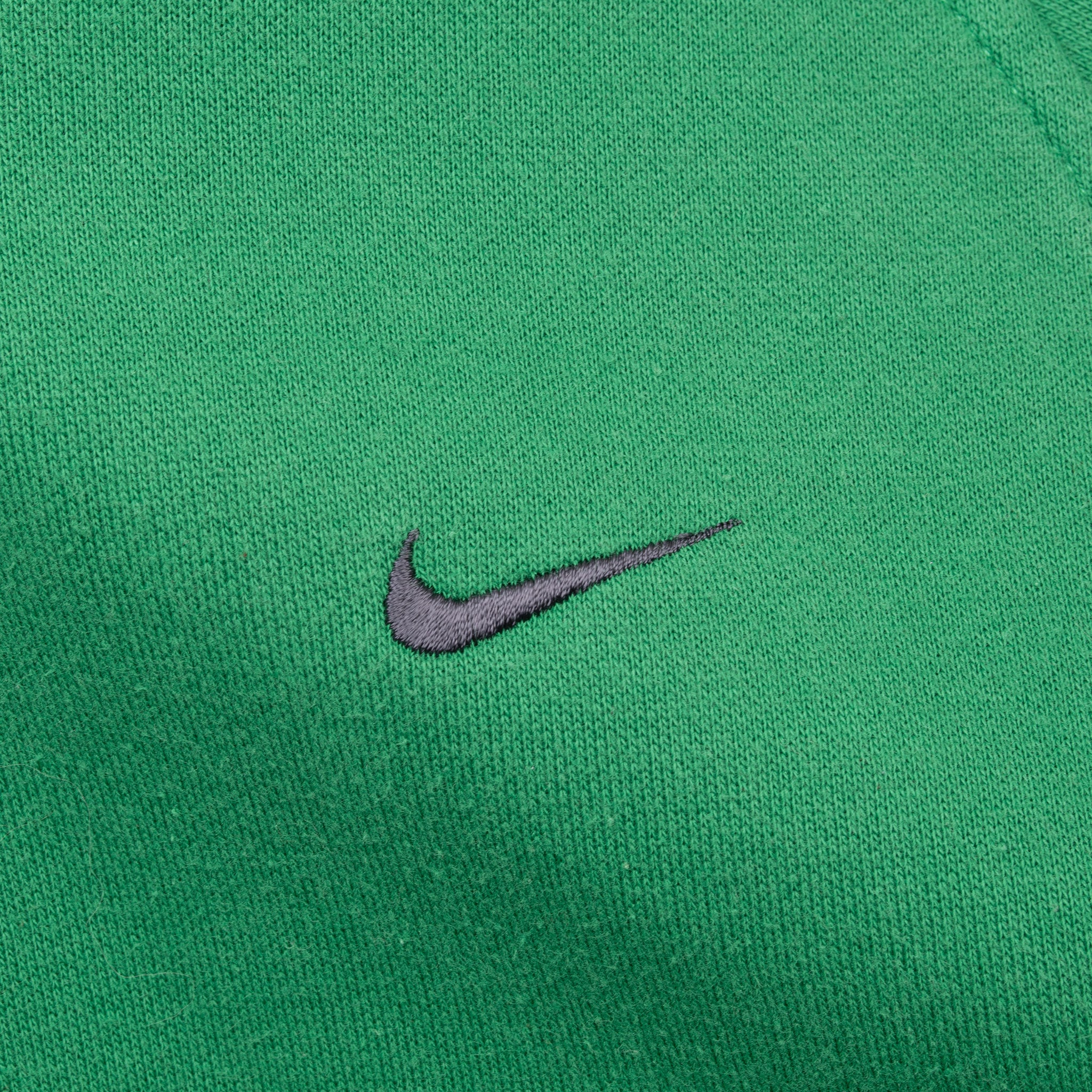 Vintage Nike Classic Swoosh Green Hoodie Sweatshirt 2000S Size Large