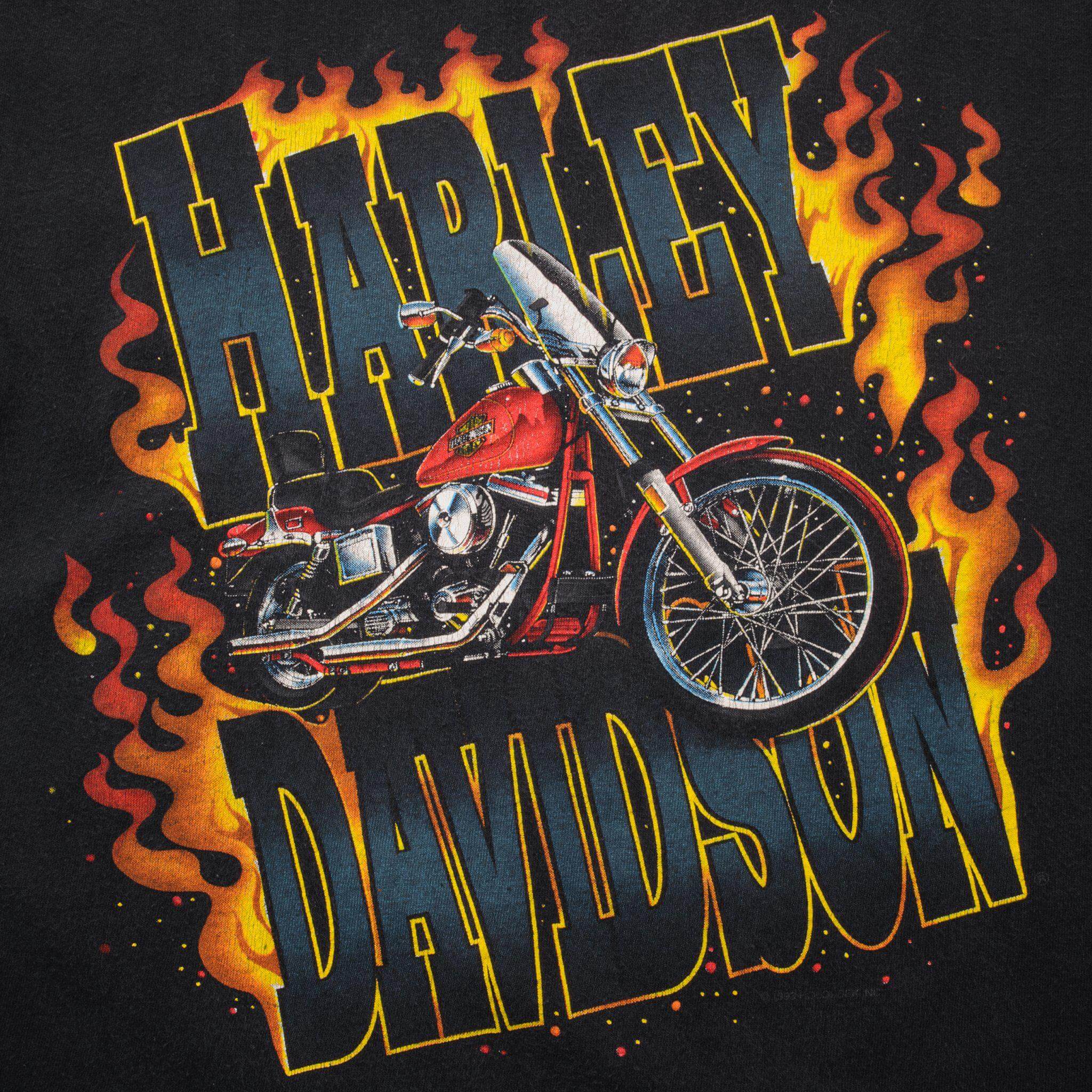 VINTAGE HARLEY DAVIDSON TEE SHIRT 1992 SIZE XL MADE IN USA