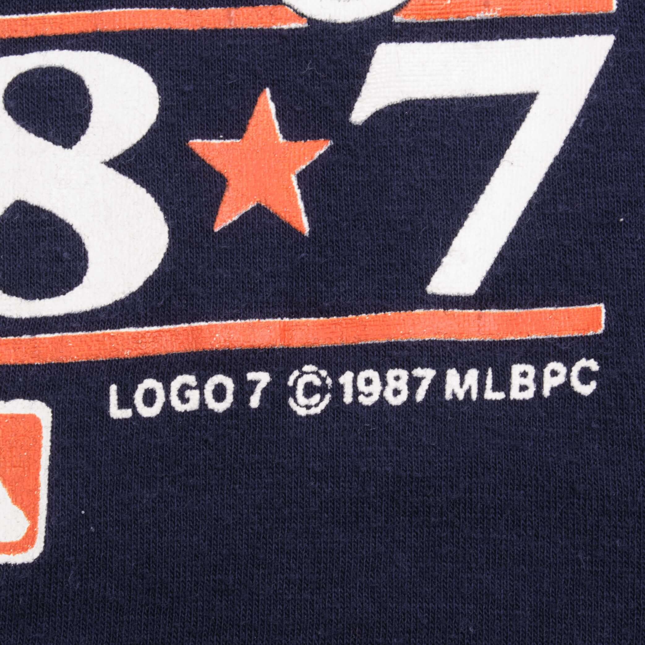 Vintage MLB Minnesota Twins World Champions 1987 Tee Shirt Size Large Made In USA With Single Stitch Sleeves