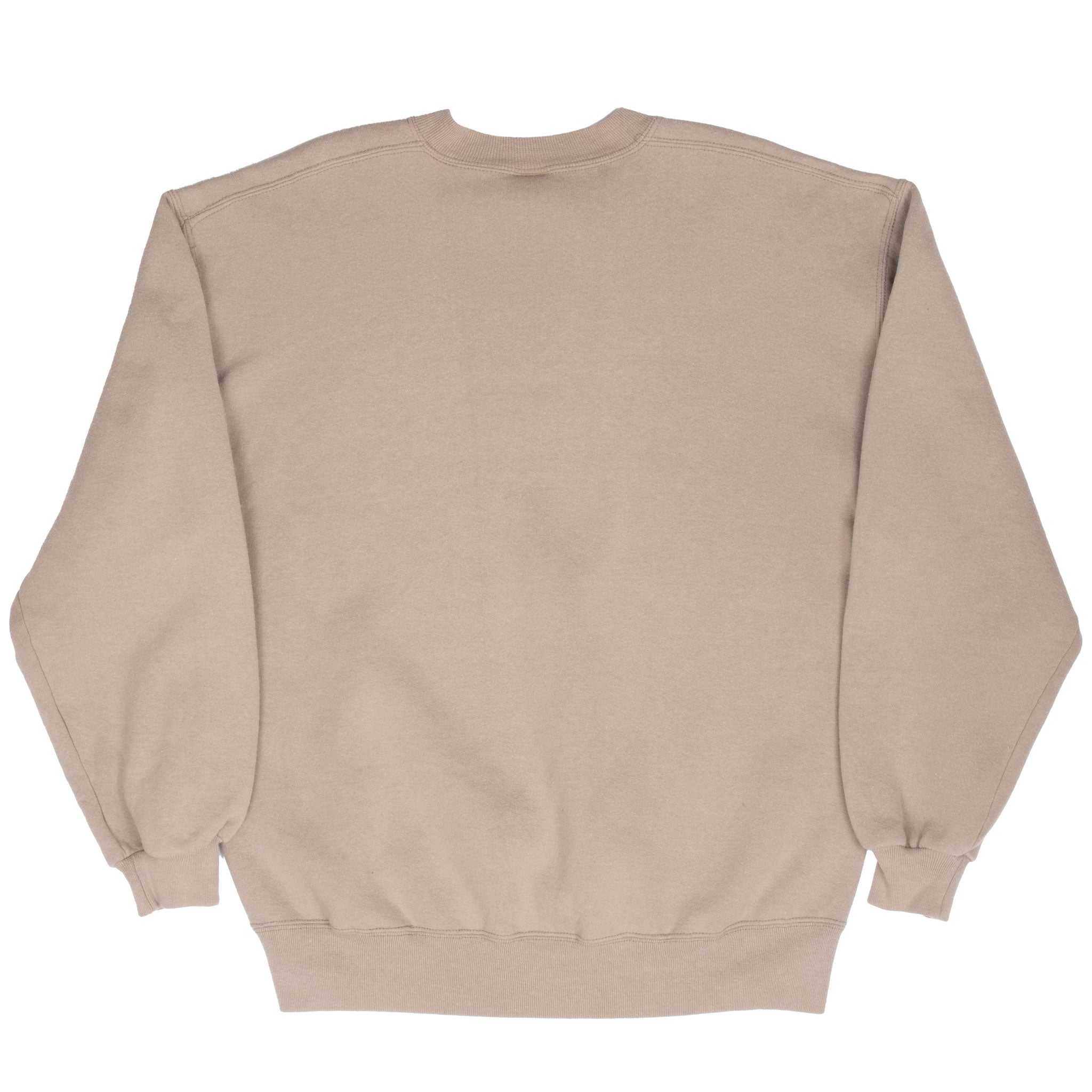 Vintage Russell Athletic Beige Blank Sweatshirt 1990S Large Made In Usa