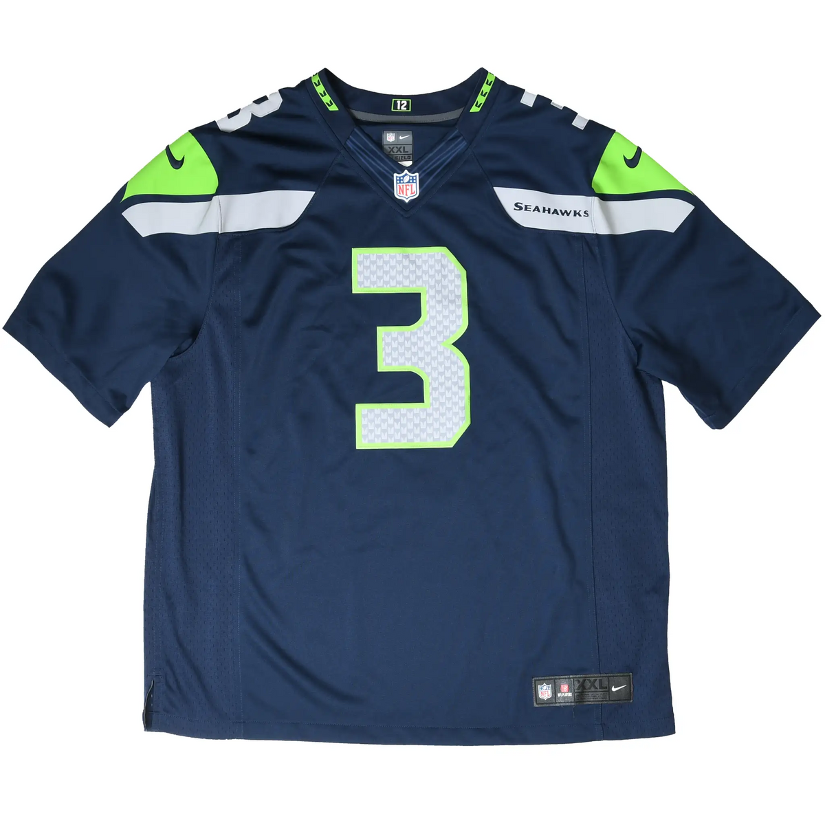 Vintage NFL Seattle Seahawks Russell Wilson #3 Nike Jersey Size 2XL