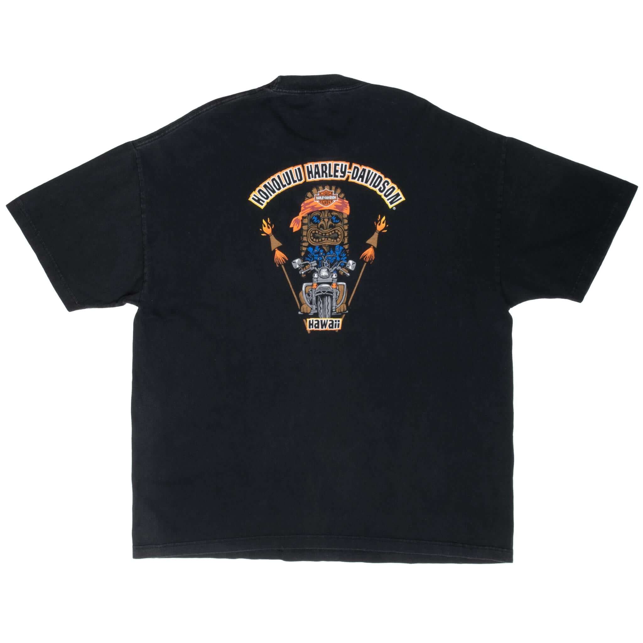 Vintage Harley Davidson Honolulu Hawaii 2000S Tee Shirt Size 2XL
