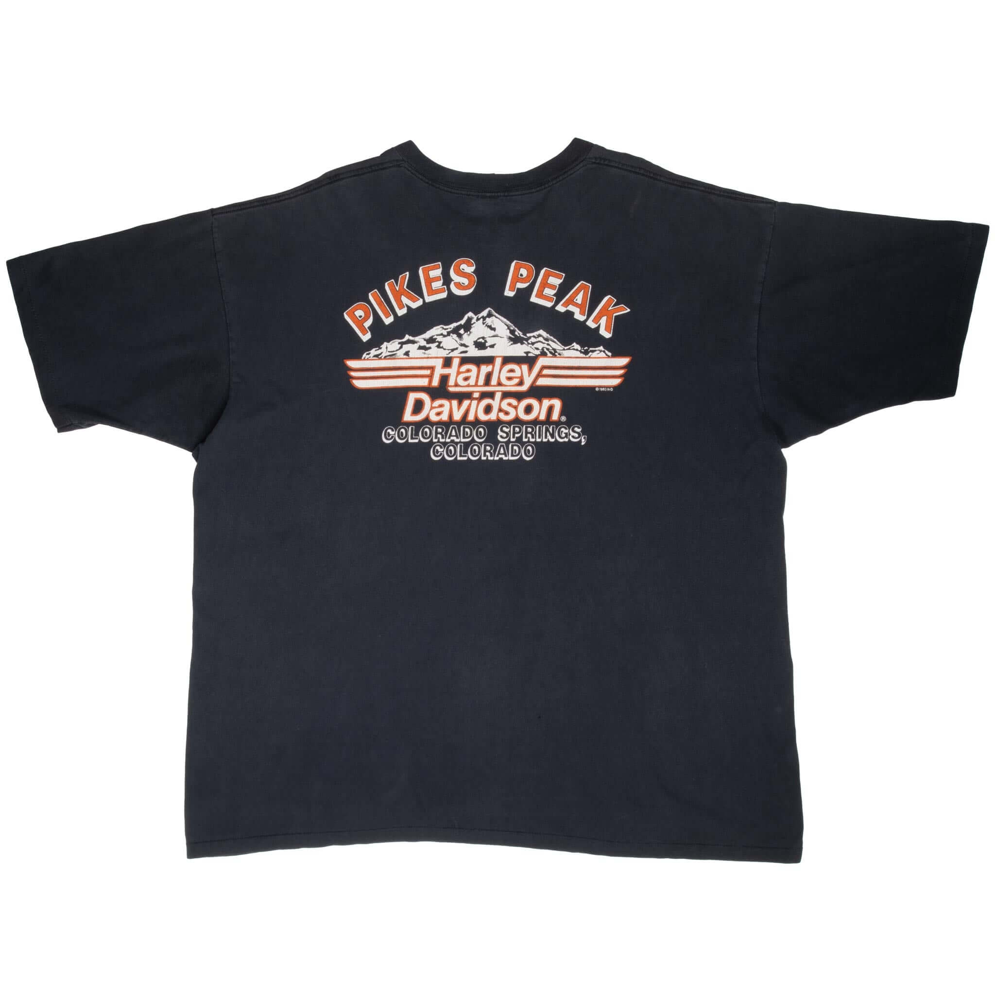 Vintage Harley Davidson Just Ride It Tee Shirt 1995 Size 3XL Made In Usa With Single Stitch Sleeves