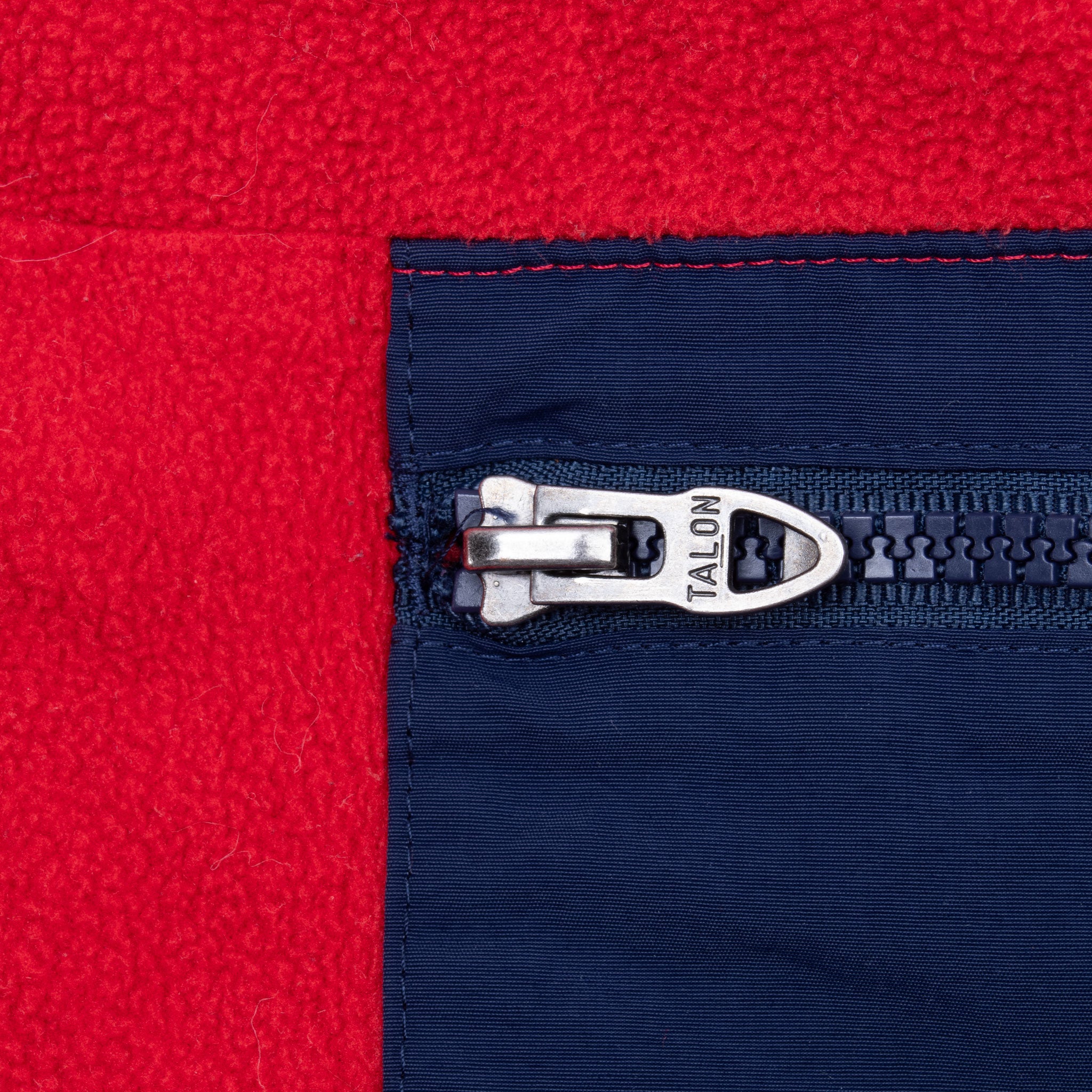 Vintage Ralph Lauren Red Pullover Fleece Jacket Size Large