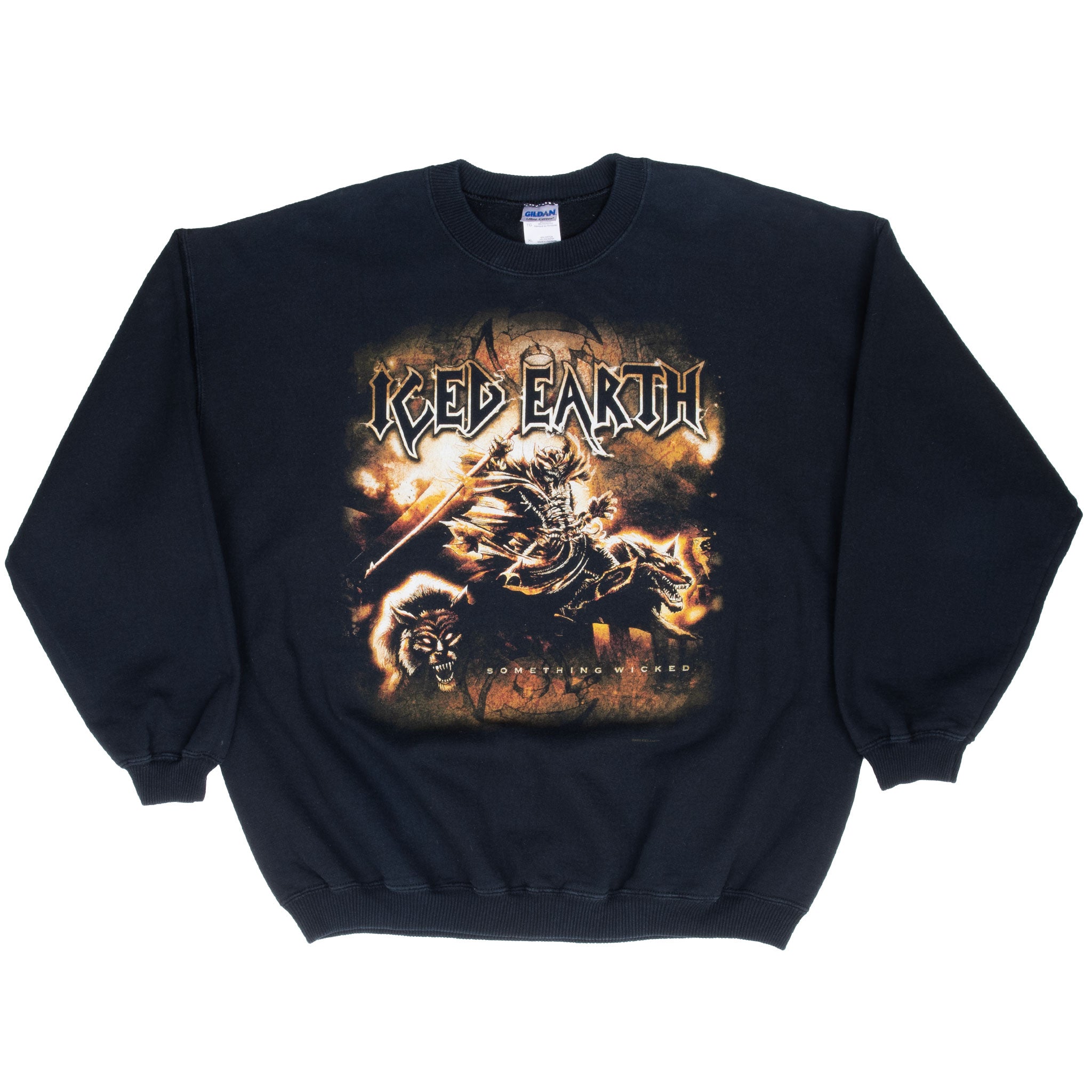 Vintage Iced Earth Something Wicked 2008 Sweatshirt Size XL