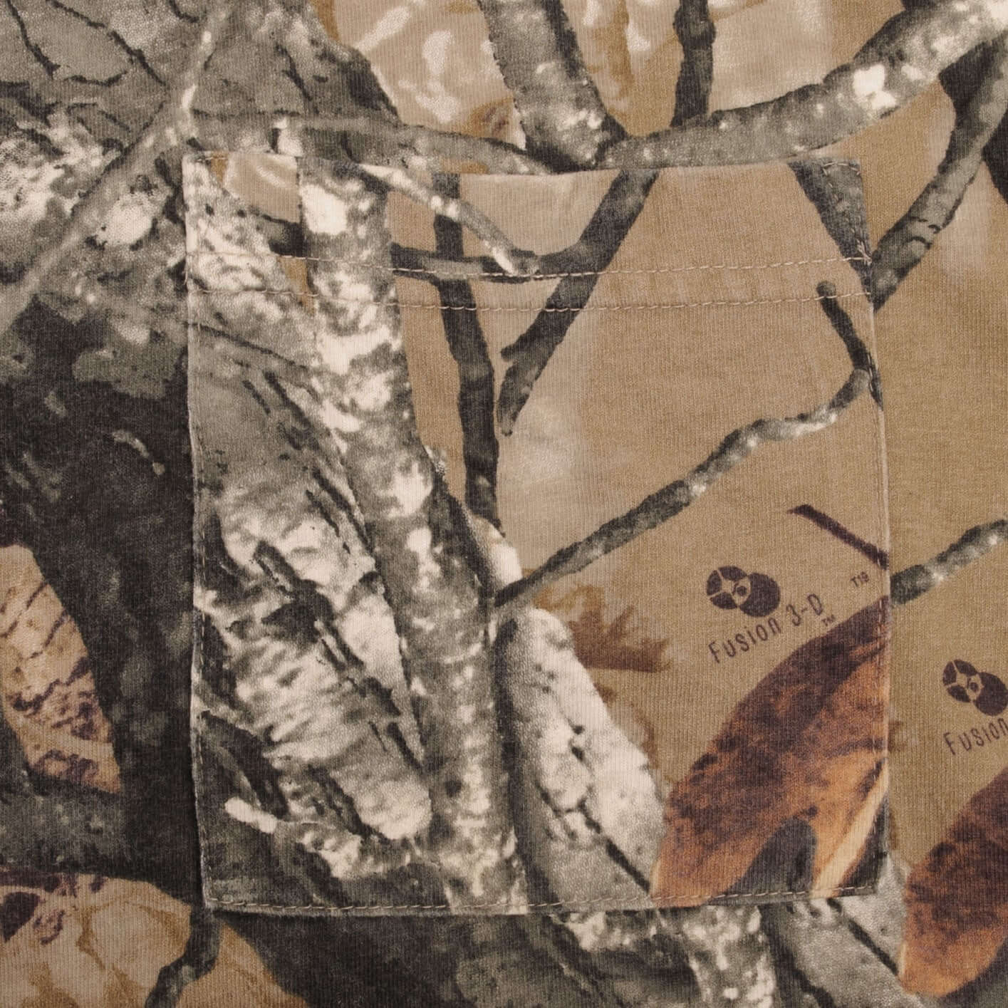 Vintage Hunting Fusion 3D Camo Pocket Tee Shirt Size XL