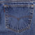 Beautiful Indigo Levis 501 jeans 1980s Made in USA with Medium Wash.  Size on tag 35X32 Actual Size 32X28  Back Button #522