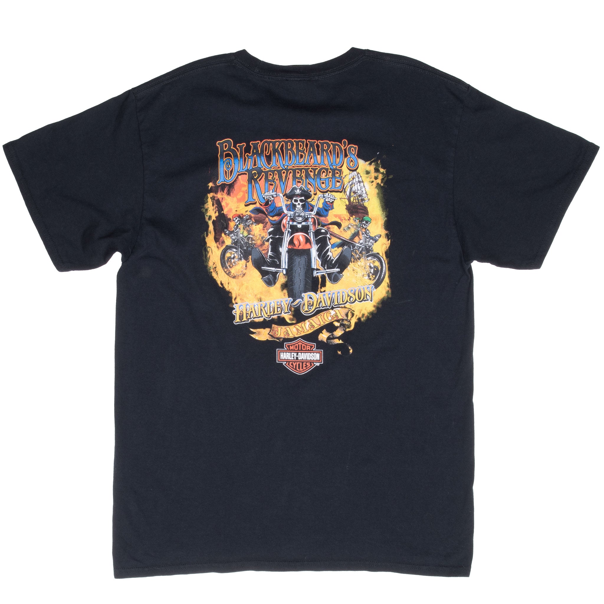 Vintage Harley Davidson Jamaica 2000S Tee Shirt Size Medium