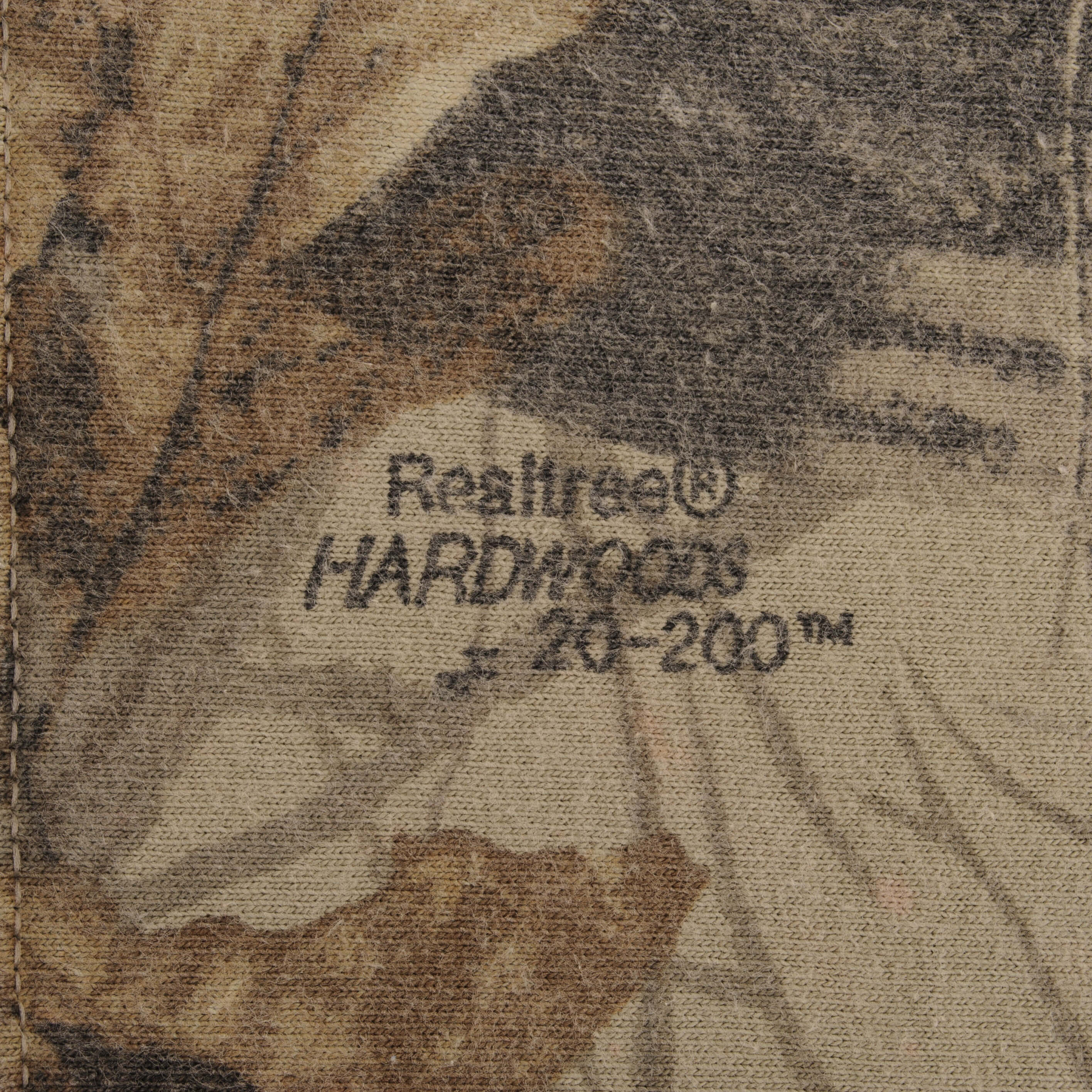 Vintage Hunting Realtree Hardwoods Camo Long Sleeve Pocket Tee Shirt Size XL