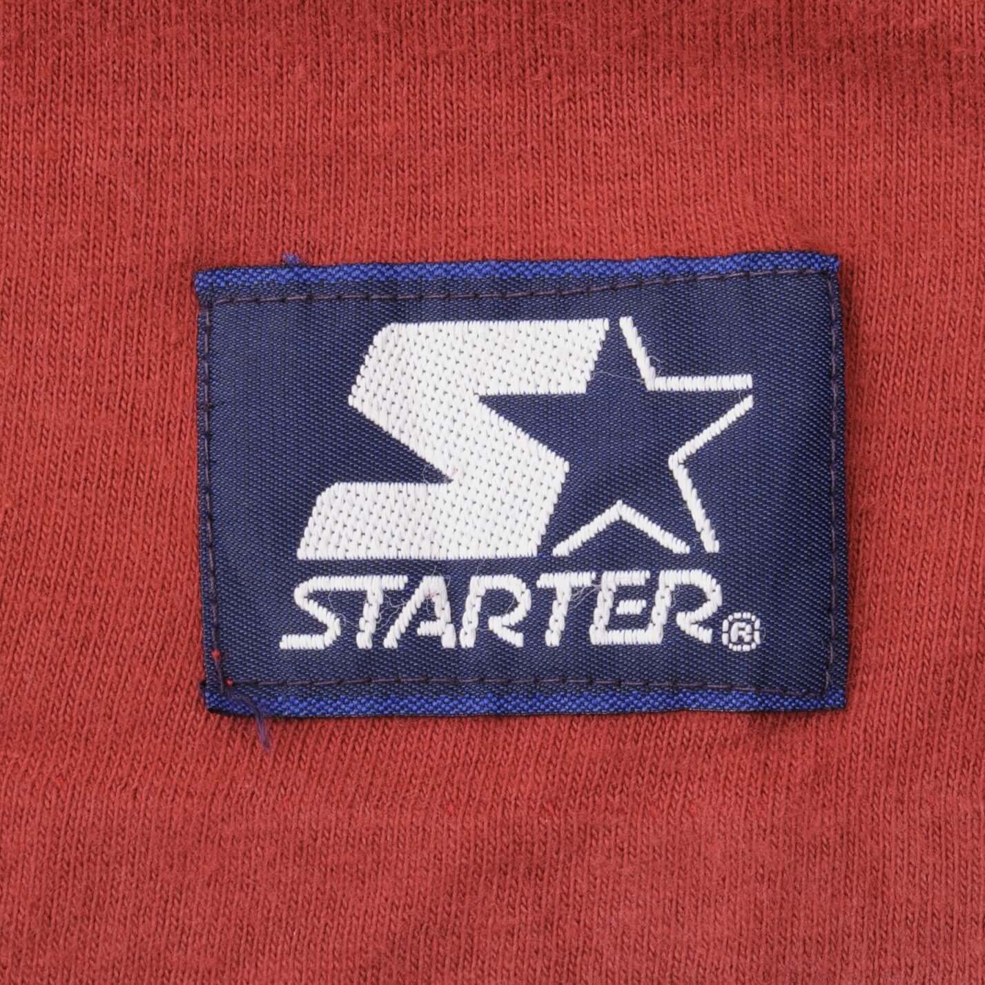 Vintage NFL Washington Redskins Stater Tee Shirt Size Large Made In USA With Single Stitch Sleeves