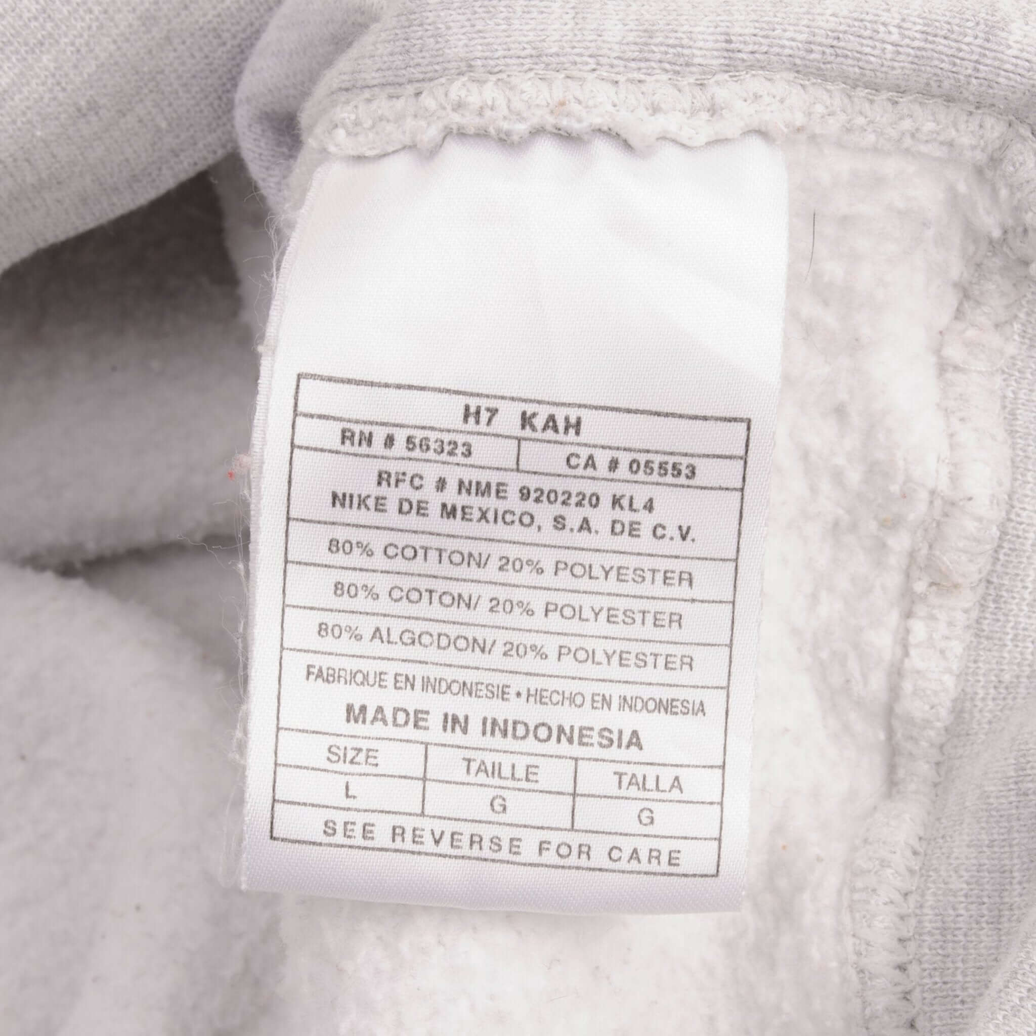 Vintage Nike NCAA Stanford University Volleyball Gray Sweatshirt 1990S Size Large