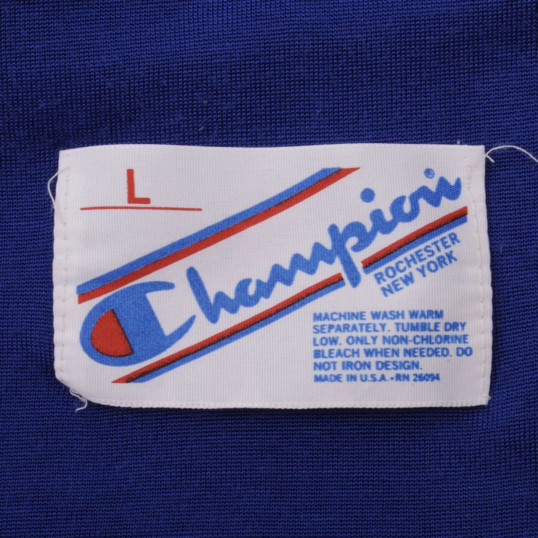 Vintage Champion Robinson Football 1980S Jersey Size Large Made In USA With Single Stitches Sleeves