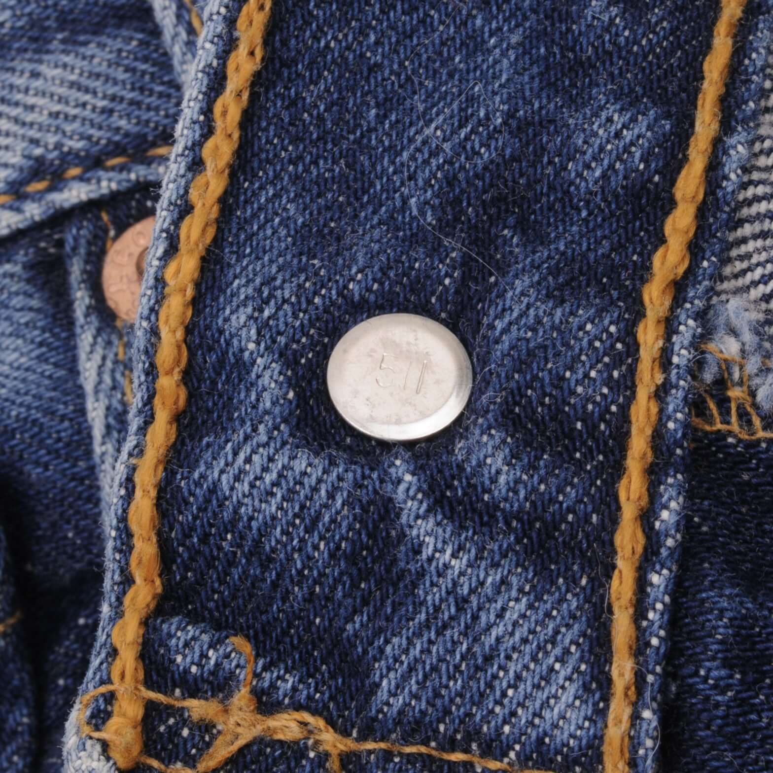 Beautiful Indigo Levis 501 jeans 1990s Made in USA with Medium Dark Wash. Size on tag 36X32 Actual Size 35X31 Back Button #511