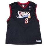 Vintage Nba Philadelphia 76Ers Iverson #3 2000S Reebok Jersey Size 2XL
