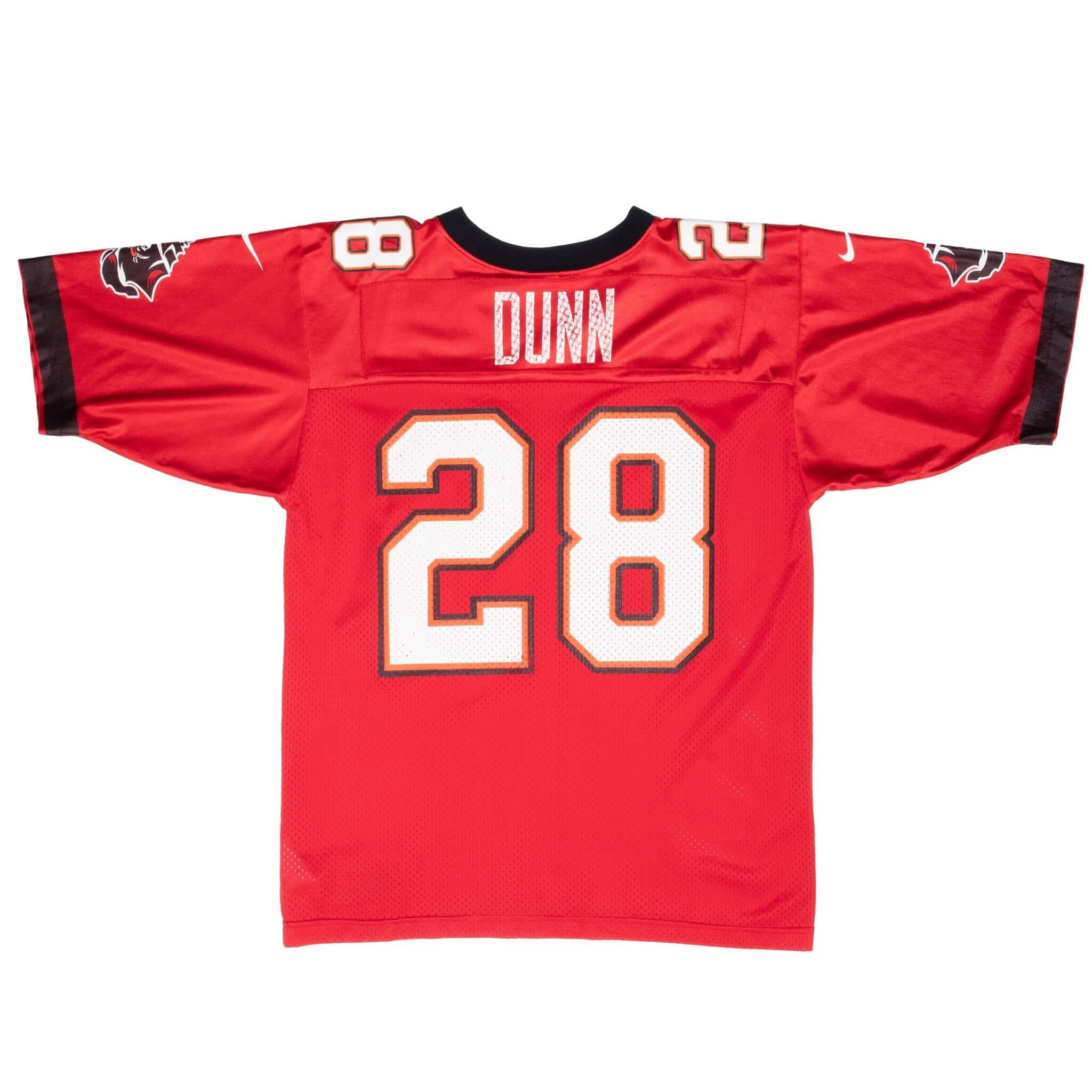 Vintage Nike Nfl Tampa Bay Bucaneers Warrick Dunn #28 Jersey 1990S Size Large Made In Usa