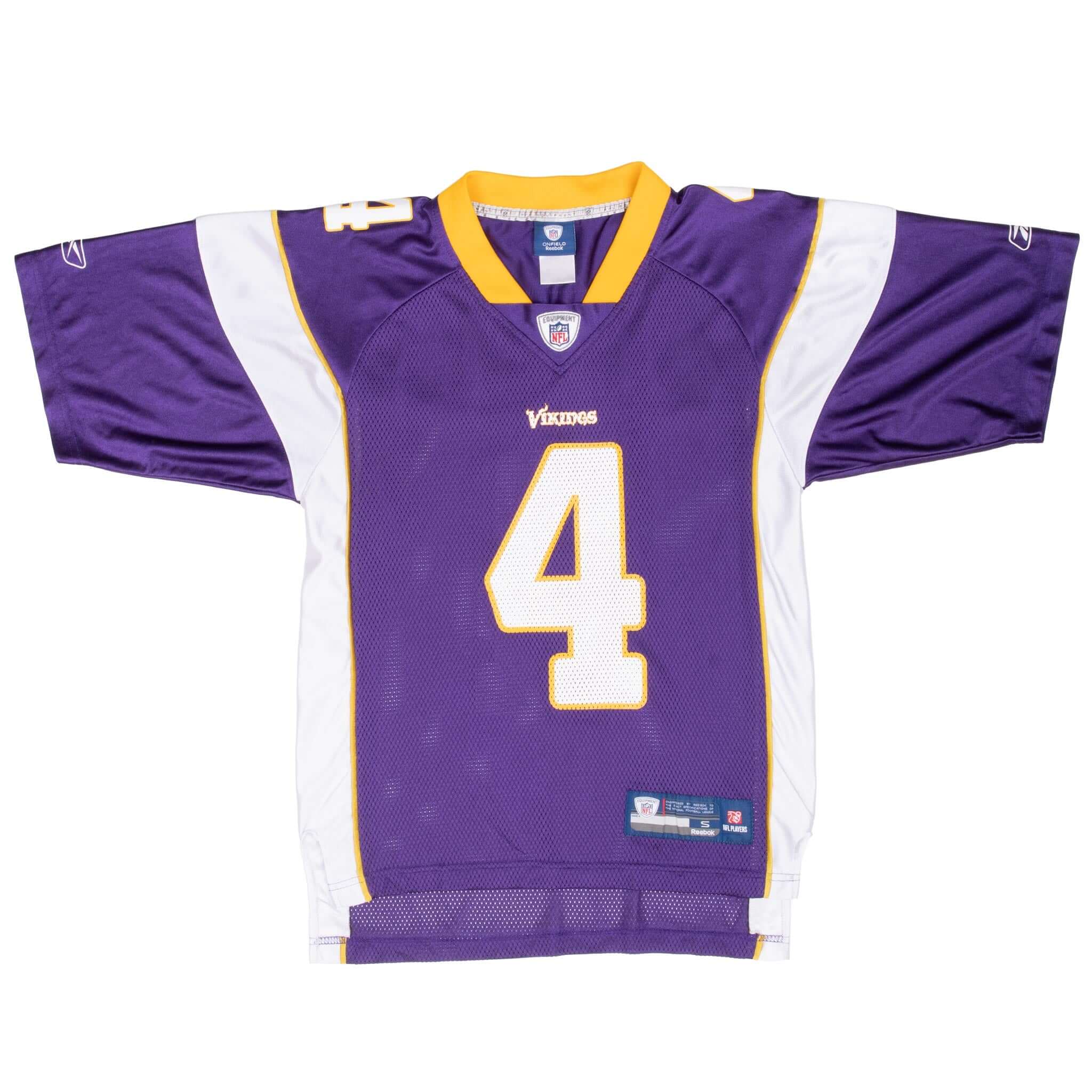 Vintage Nfl Minnesota Vikings Brett Favre #4 Reebok Jersey 2000S Size Small