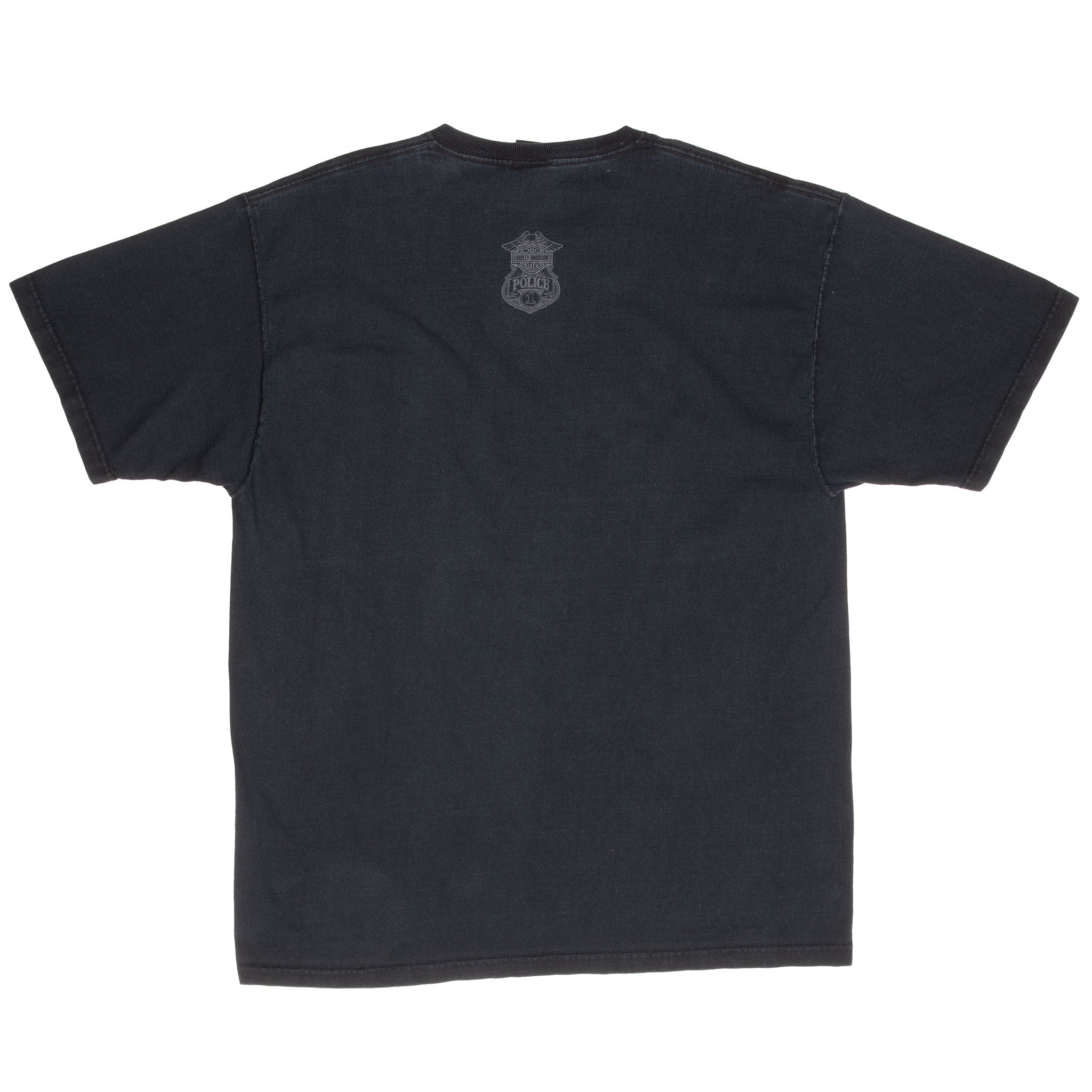 Vintage Harley Davidson Police Tee Shirt 1990S Size Large Made In Usa