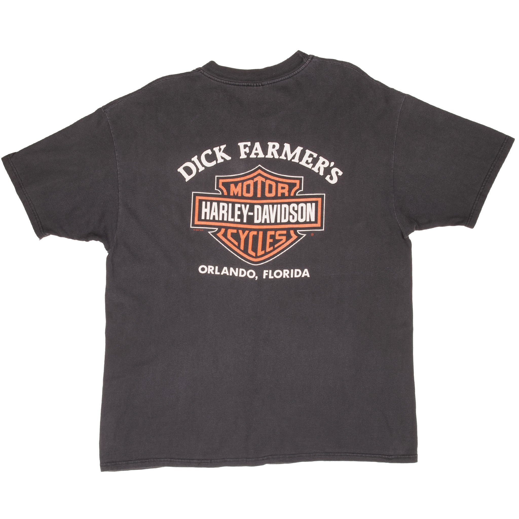 Vintage Harley Davidson Orlando Florida 1997 Tee Shirt Size XL Made In Usa