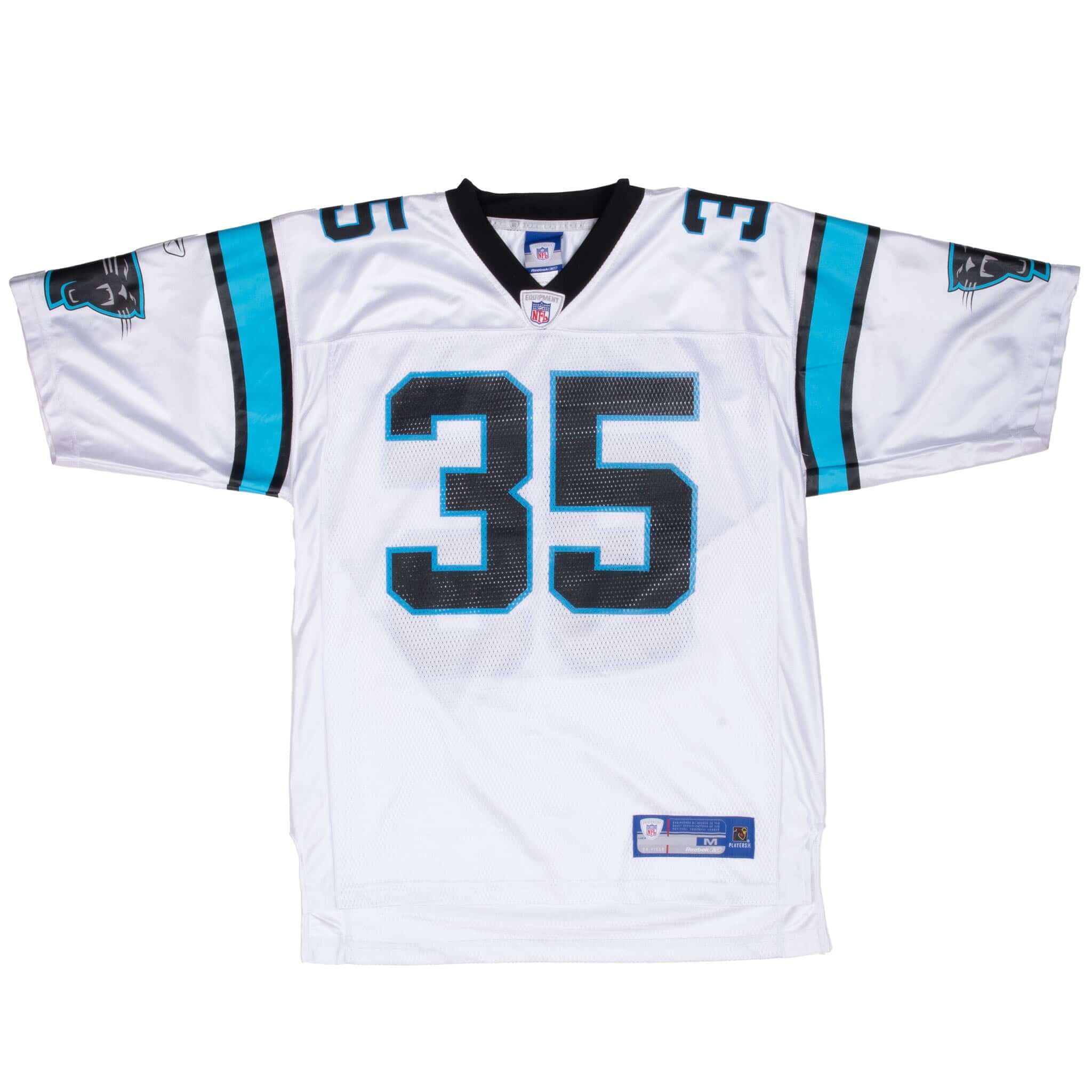 Vintage Nfl Carolina Panthers Eric Shelton #35 Reebok Jersey 2000S Size Medium