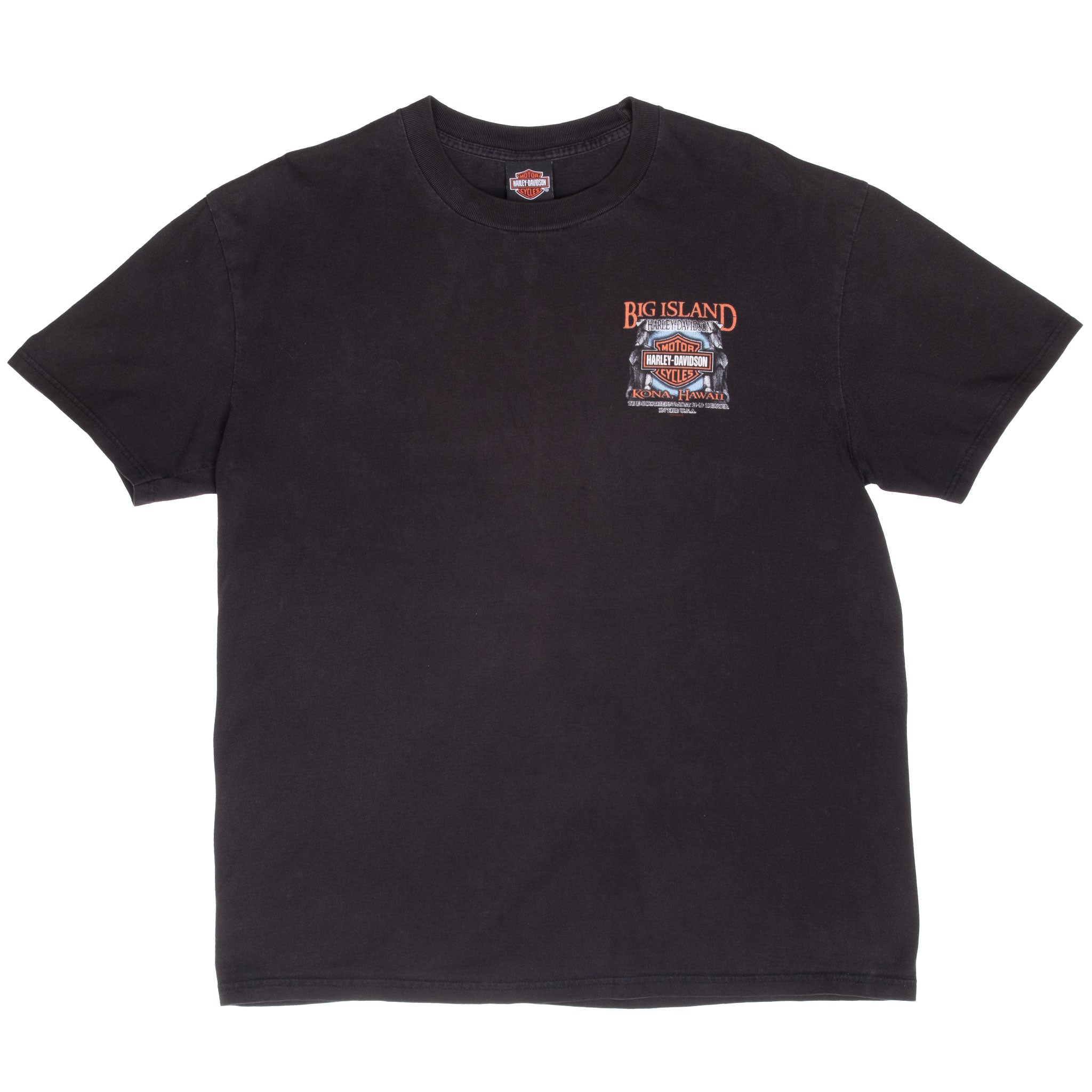 Harley Davidson Kona Big Island Hawaii Tee Shirt 2010 Size XL