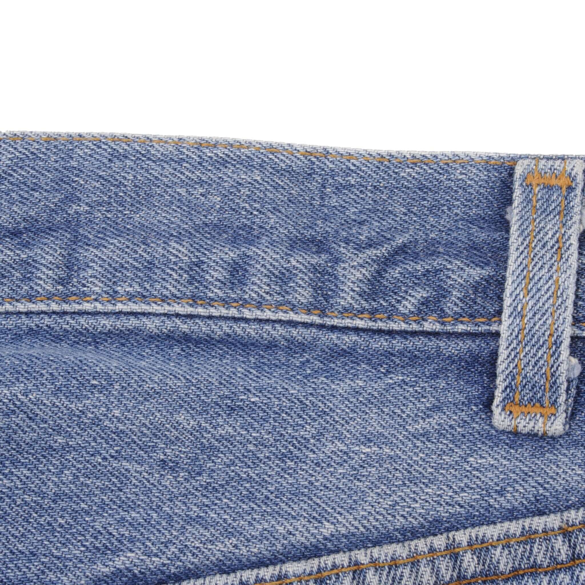 Beautiful Indigo Levis 501 jeans 1980s Made in USA with Medium Dark Wash. Size on tag 36X36 Actual Size 34X36 Back Button #546