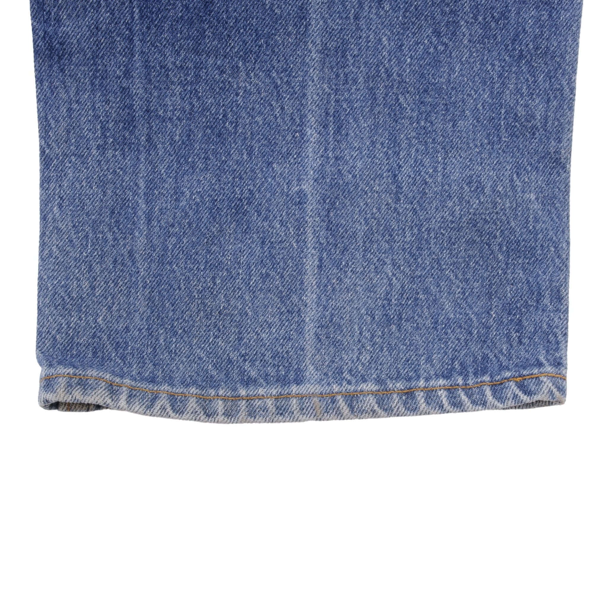 Beautiful Indigo Levis 501 jeans 1980s Made in USA with Medium Dark Wash. Size on tag 36X36 Actual Size 34X36 Back Button #546