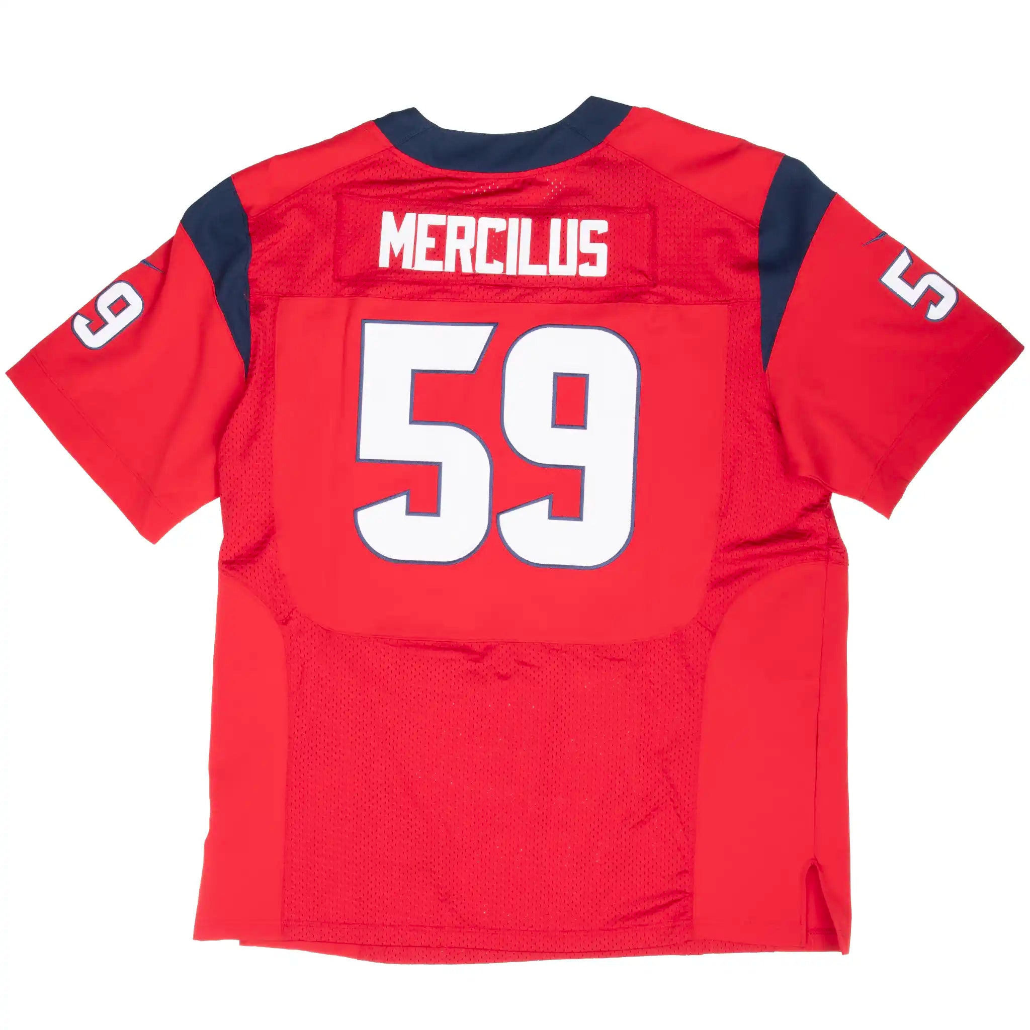 VINTAGE NFL HOUSTON TEXANS MERCILUS #59 NIKE JERSEY 2000S SIZE 56
