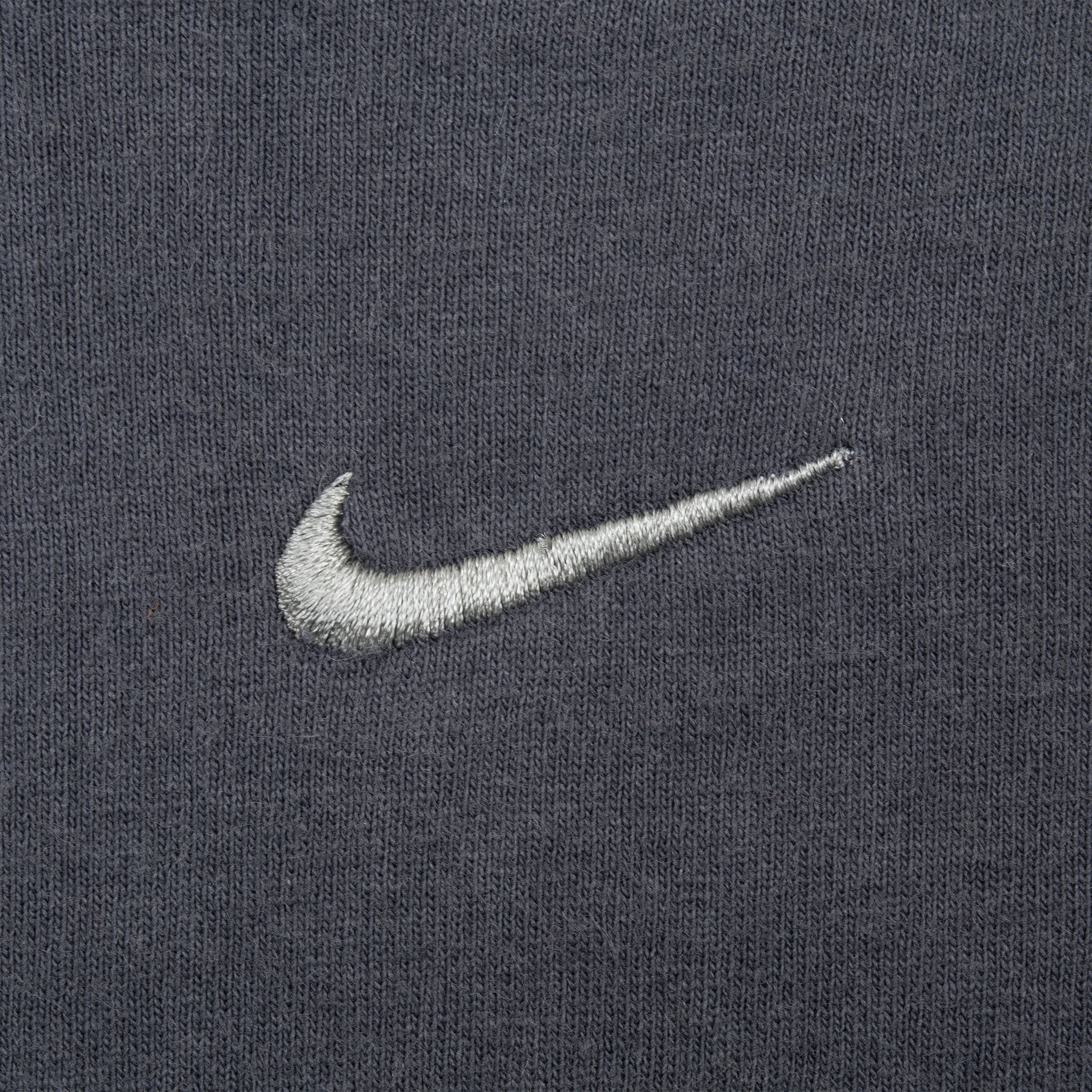 Vintage Nike Center Swoosh Grey Long Sleeve Tee Shirt 2000S Size Medium