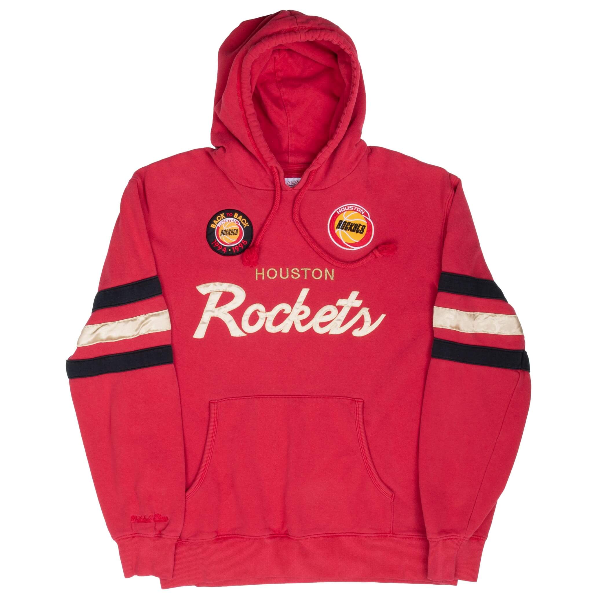 Vintage Nba Houston Rocket Mitchell & Ness Hoodie Sweatshirt Size XL