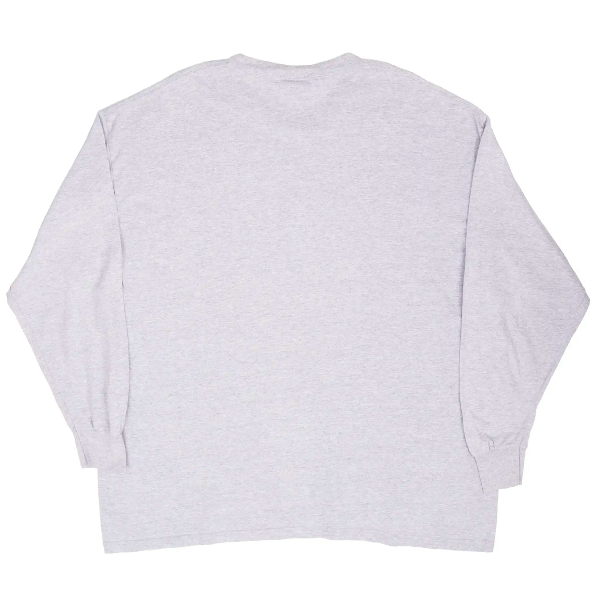 Plain back of gray Cleveland Indians long-sleeve T-shirt