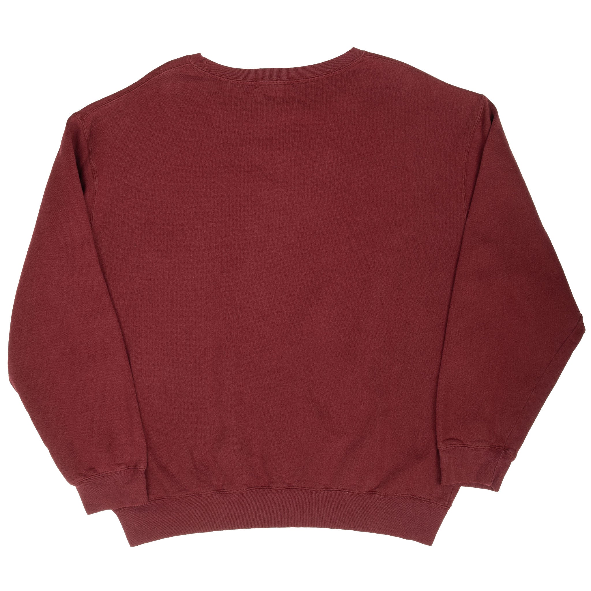 Vintage Ralph Lauren 1990S Classic Burgundy Crewneck Sweatshirt Size XL
