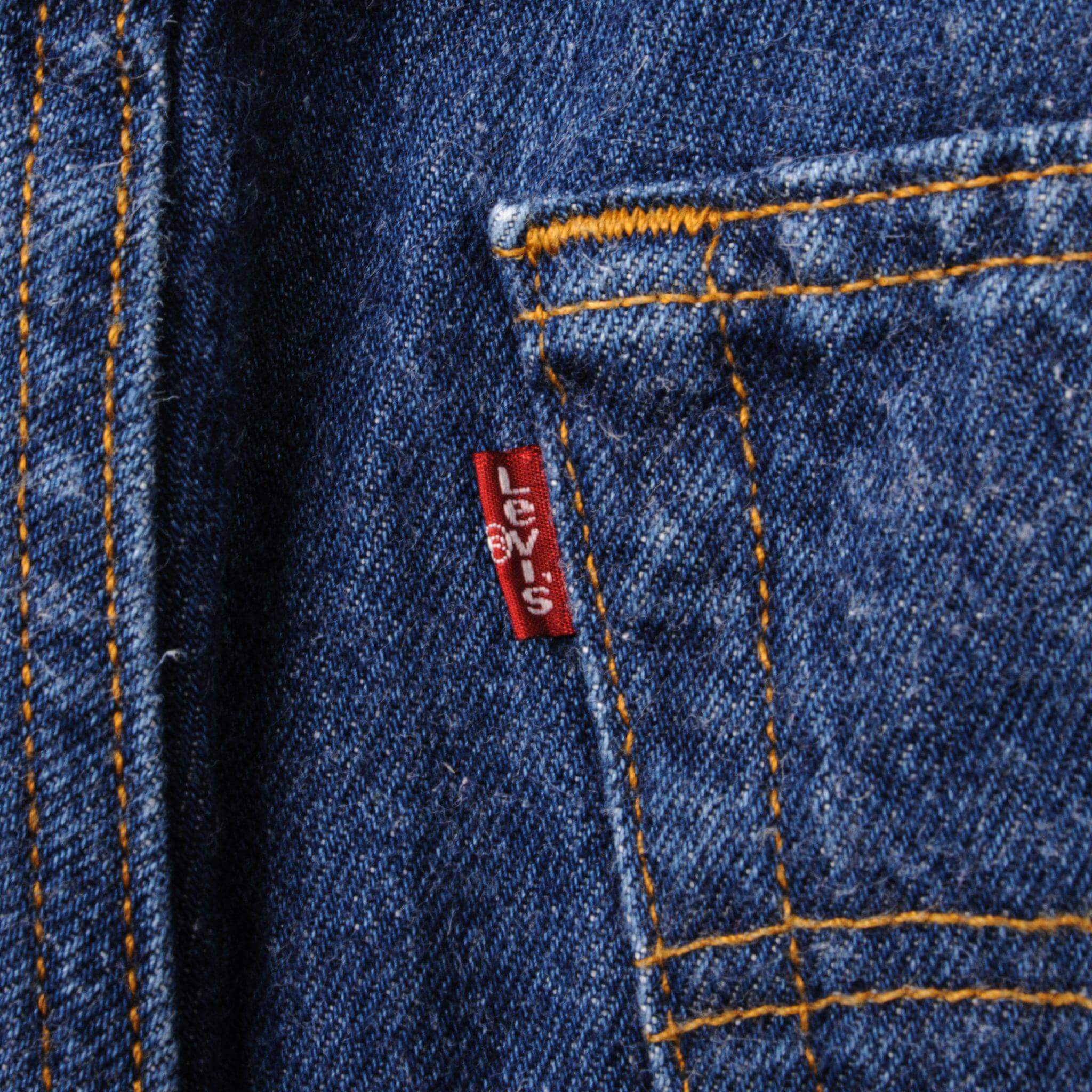 VINTAGE LEVIS 501 JEANS INDIGO 1990s SIZE W37 L36 MADE IN USA