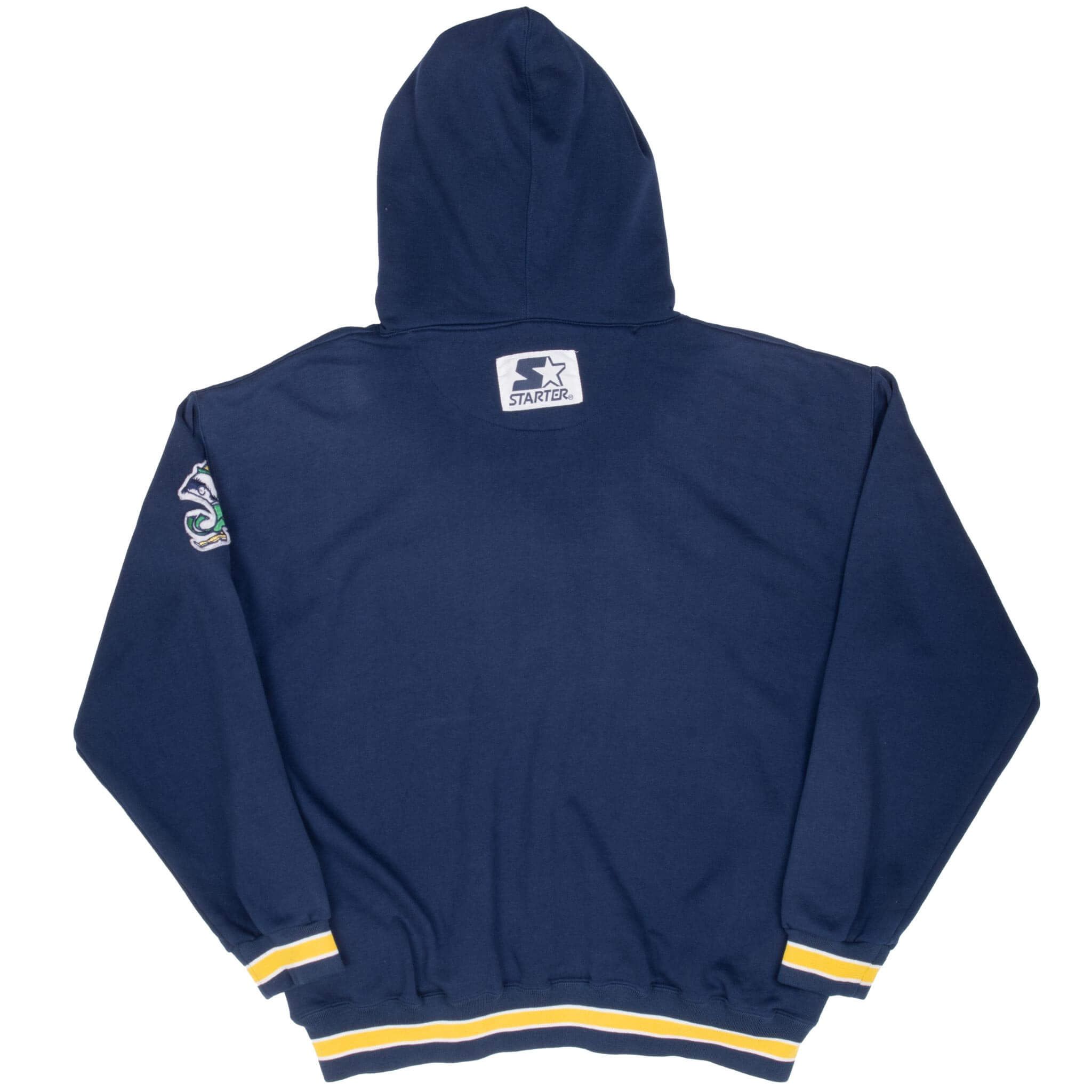 Vintage Ncaa Notre Dame Fighting Irish Starter Hoodie Sweatshirt 1990S Size Large