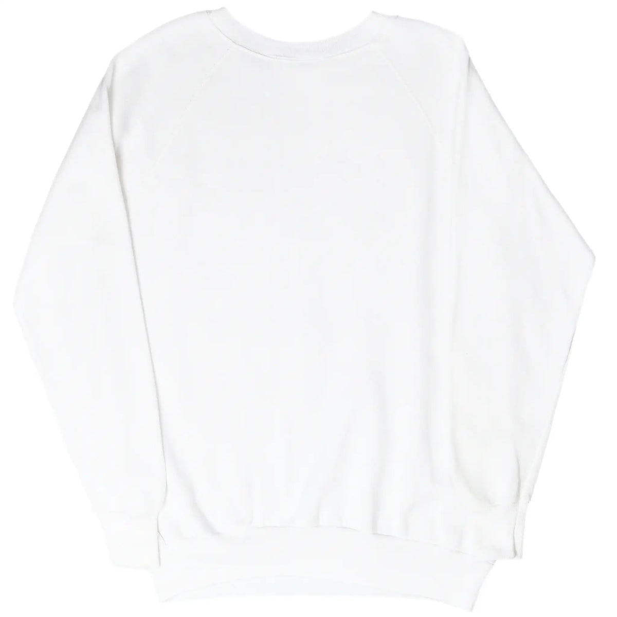 Plain back of white Minnesota Twins crewneck sweatshirt