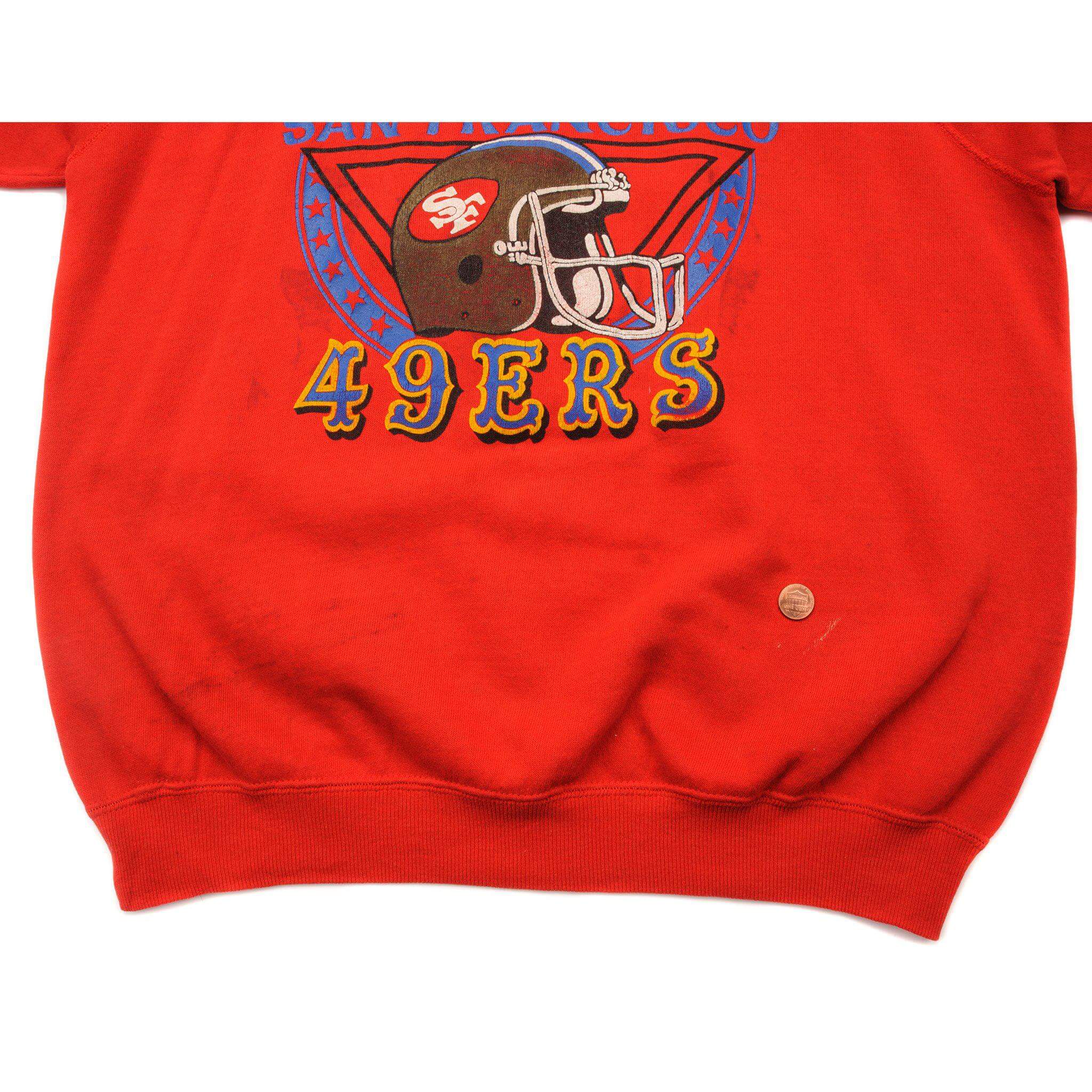 VINTAGE NFL SAN FRANCISCO 49ERS SWEATSHIRT 1990 SIZE XL MADE IN USA