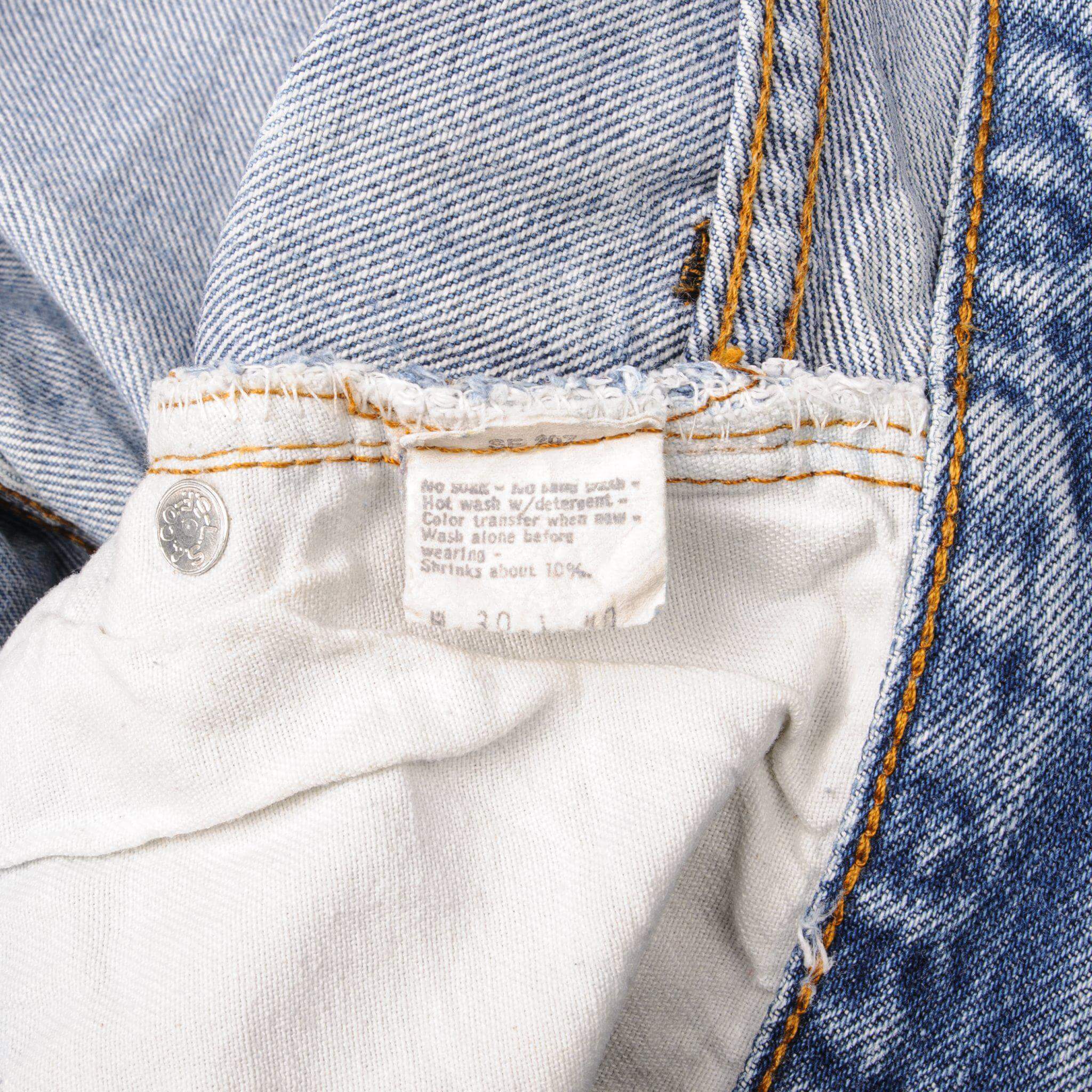 Levi's 501 Label Tag 1976-1985 70s 80s