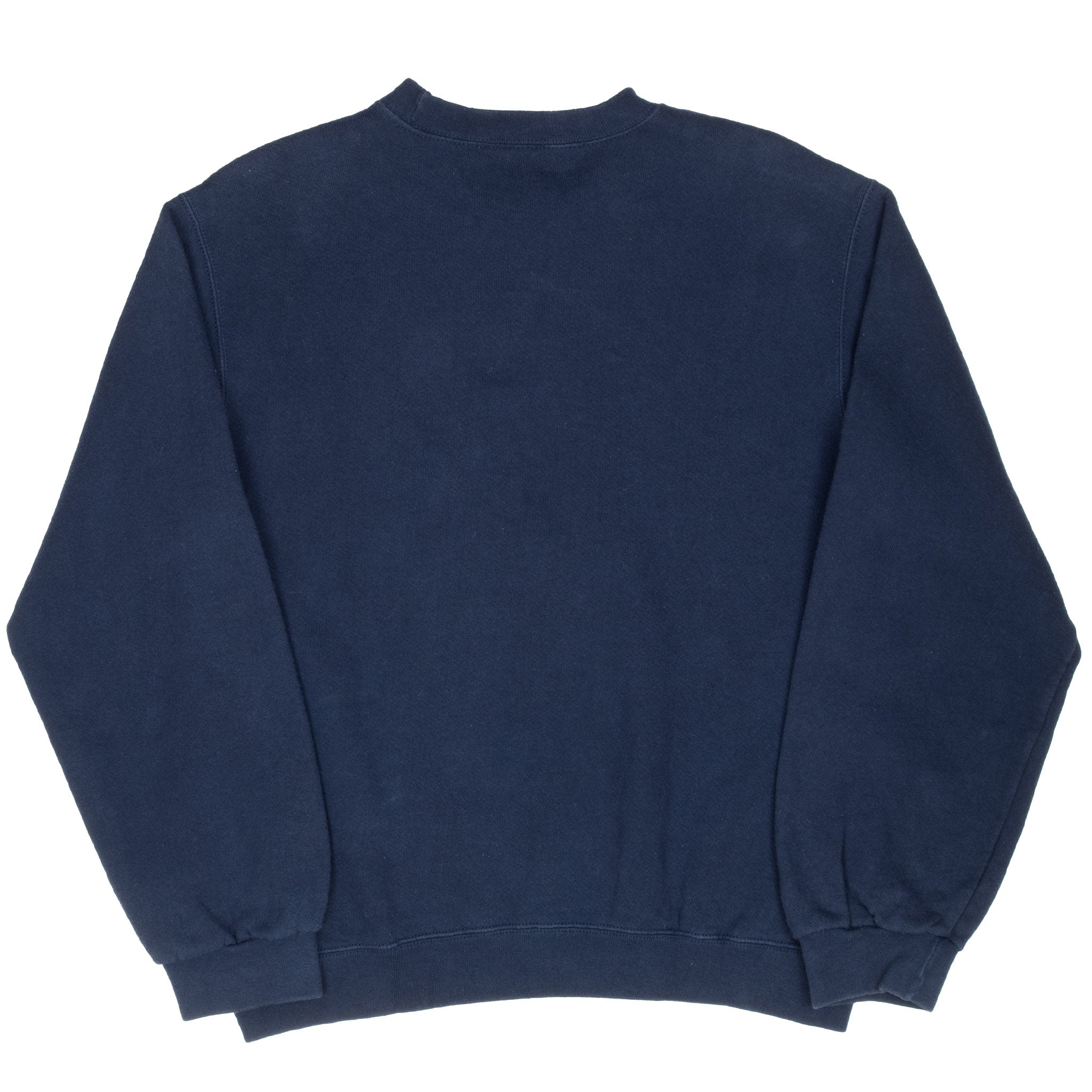 Vintage Classic Nike Swoosh Navy Blue Sweatshirt 1990S Size Small