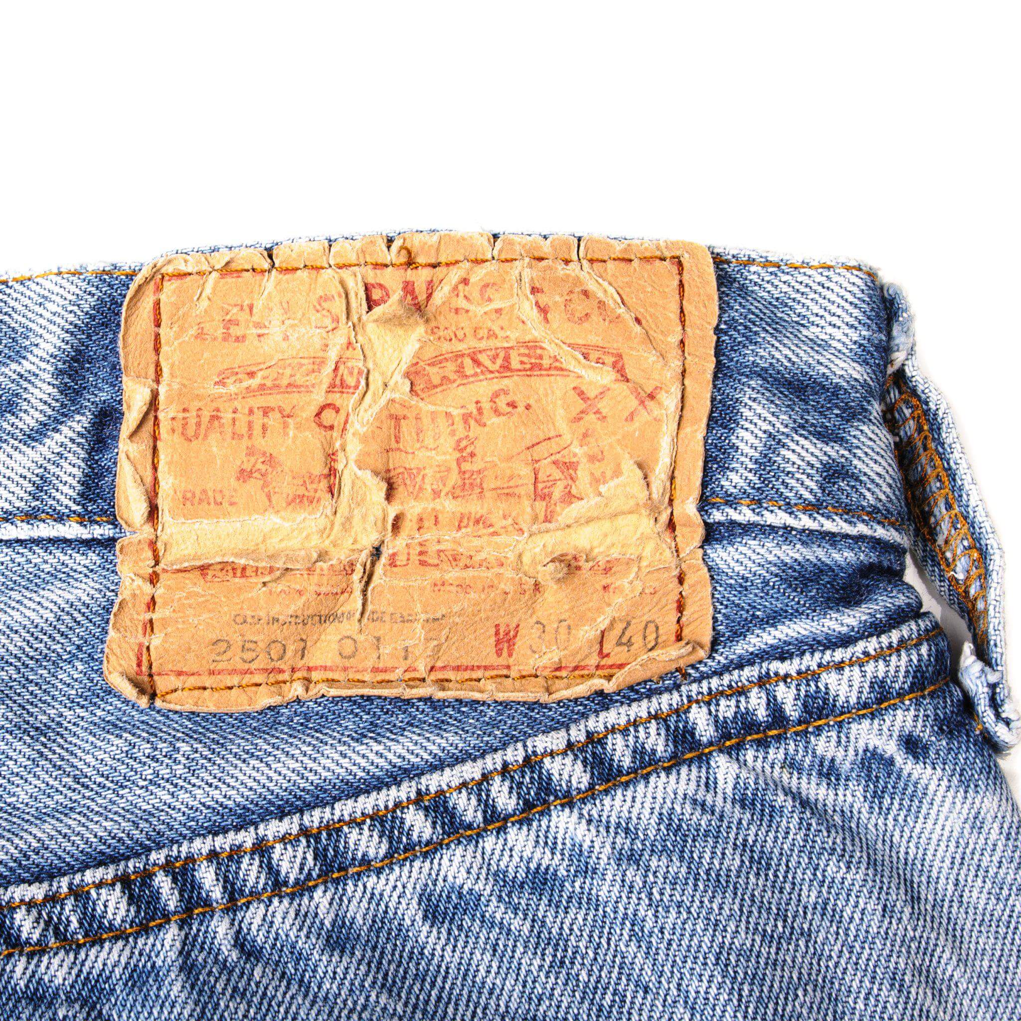 Levi's 501 Label Tag 1976-1985 70s 80s