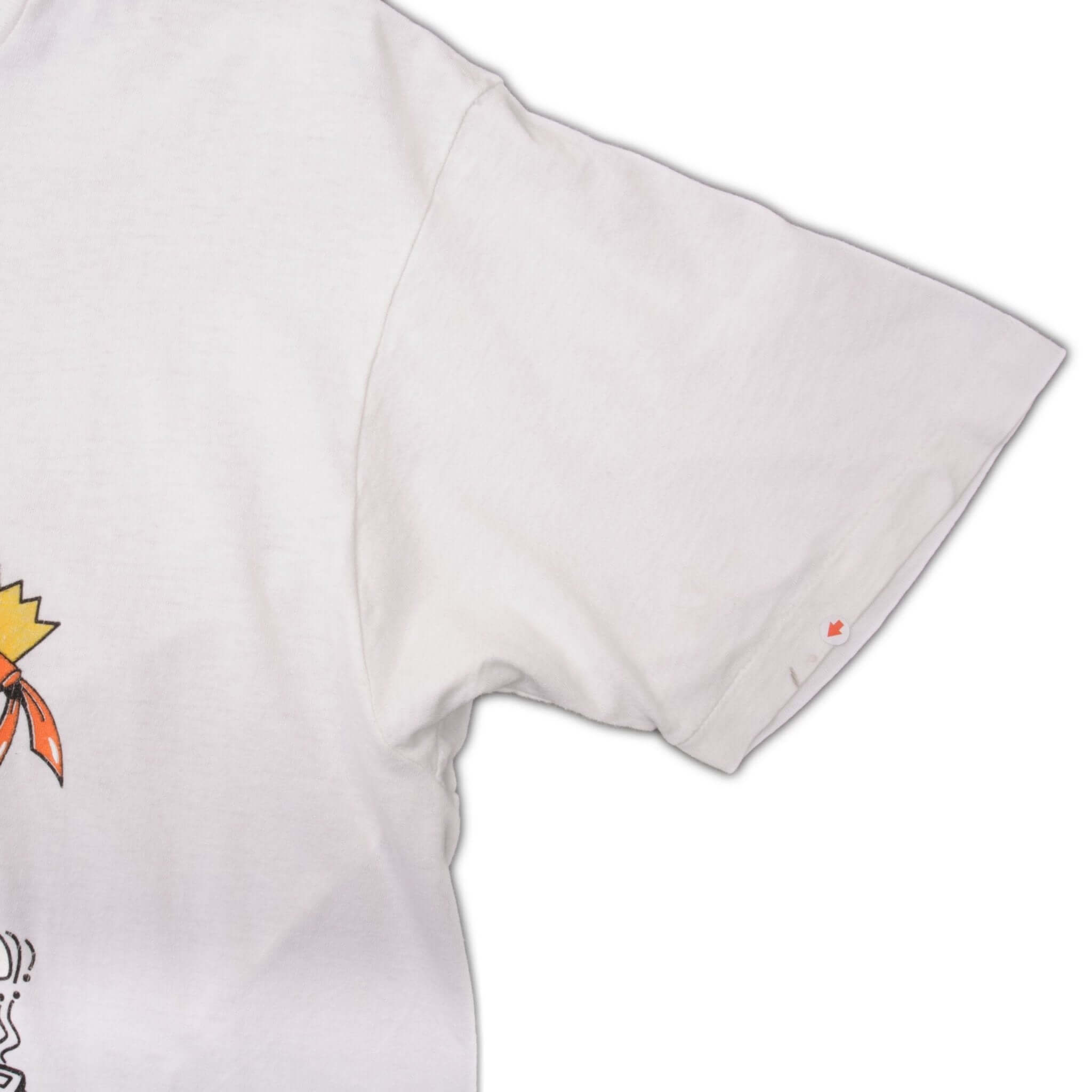 Vintage Bart Simpson X Ninja Turtles Tee Shirt 1990S Size Large Made In USA With Single Stitch Sleeves