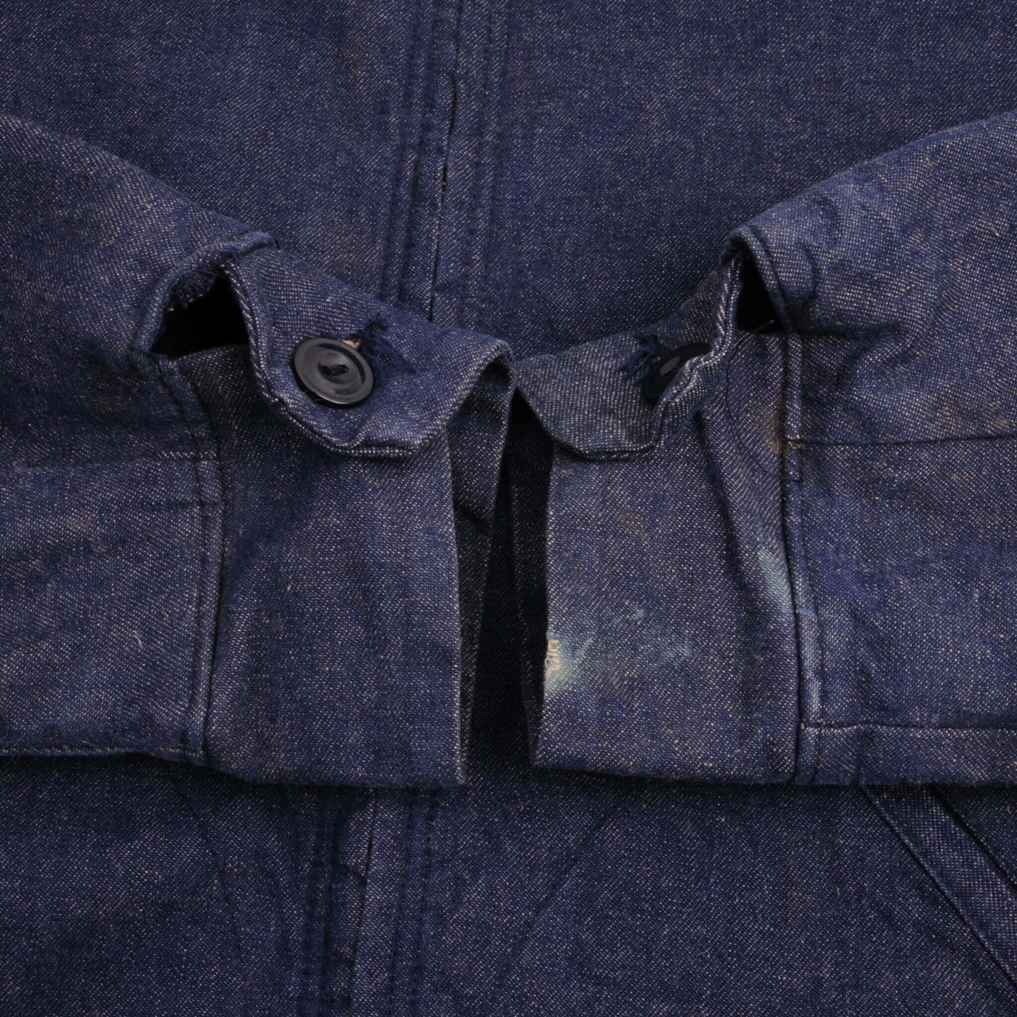 Vintage Wrangler Blanket Lined Denim Jacket 1970S Size 36 Made In Usa