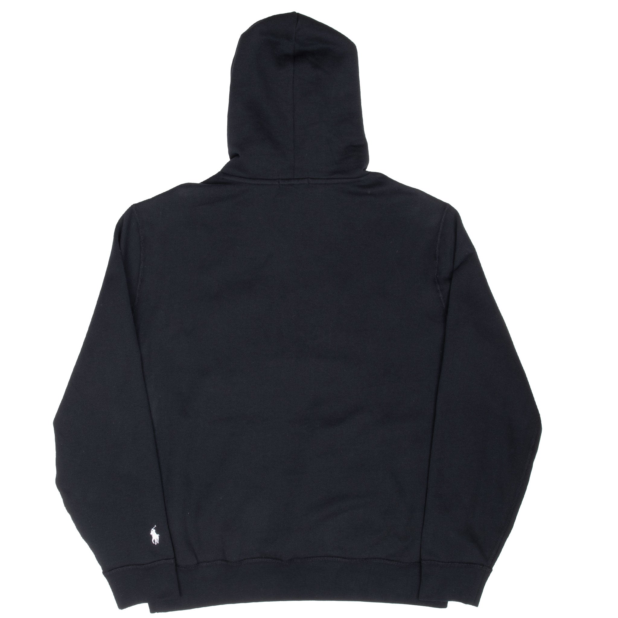 Vintage Polo Ralph Lauren Black Hoodie Sweatshirt Size Large Deadstock