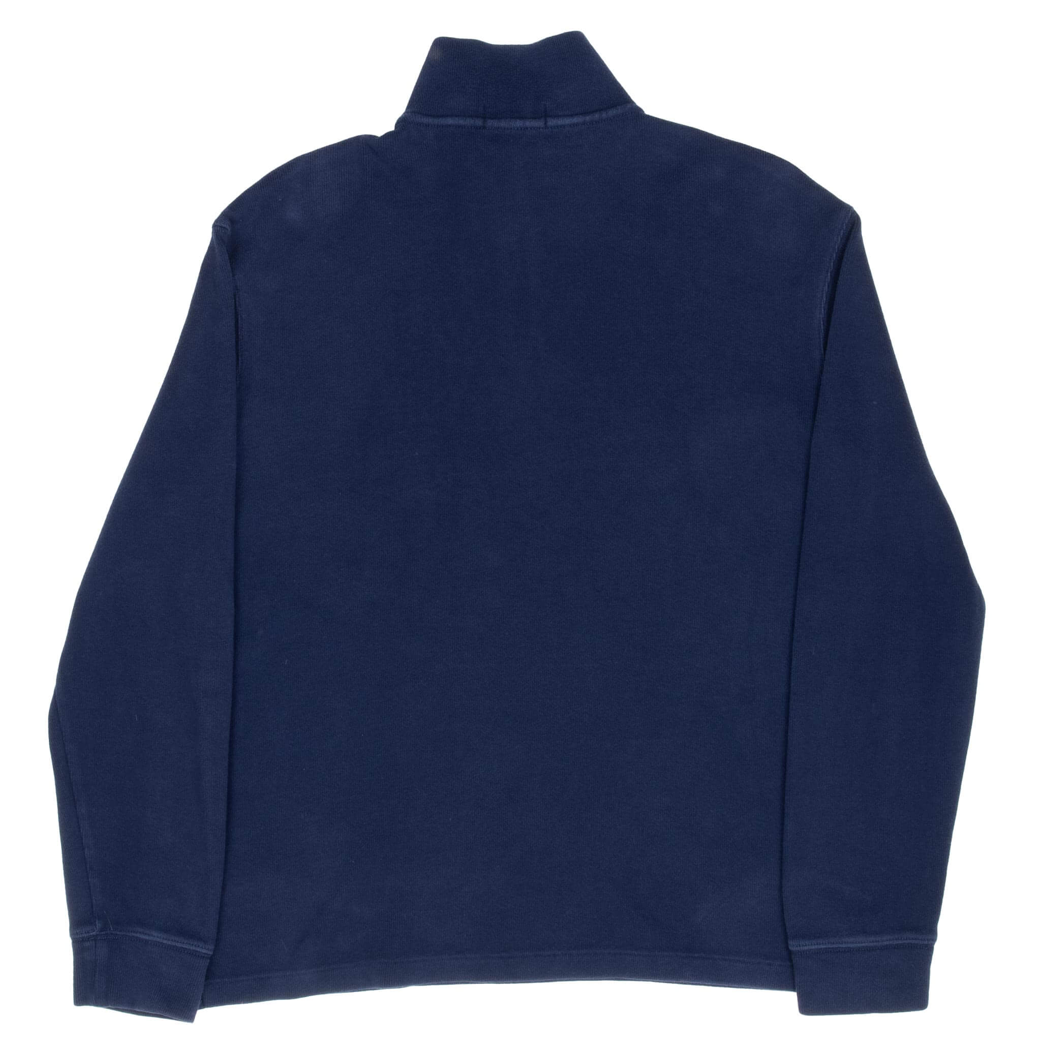 Vintage Polo Ralph Lauren Navy Blue Quarter 1/4 Zip Sweater Size Large