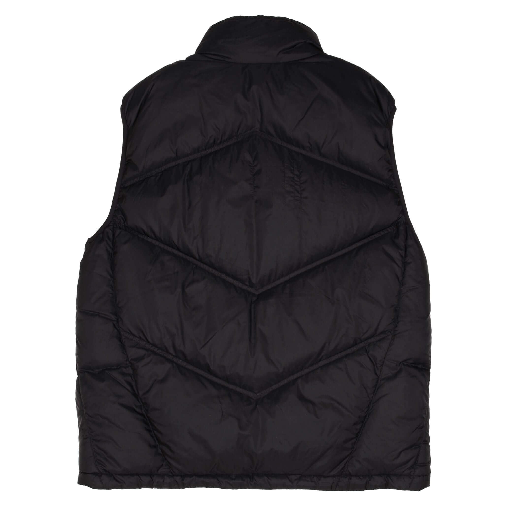 Vintage Nike Swoosh Black Puffer Vest Jacket 2000S Size Xl