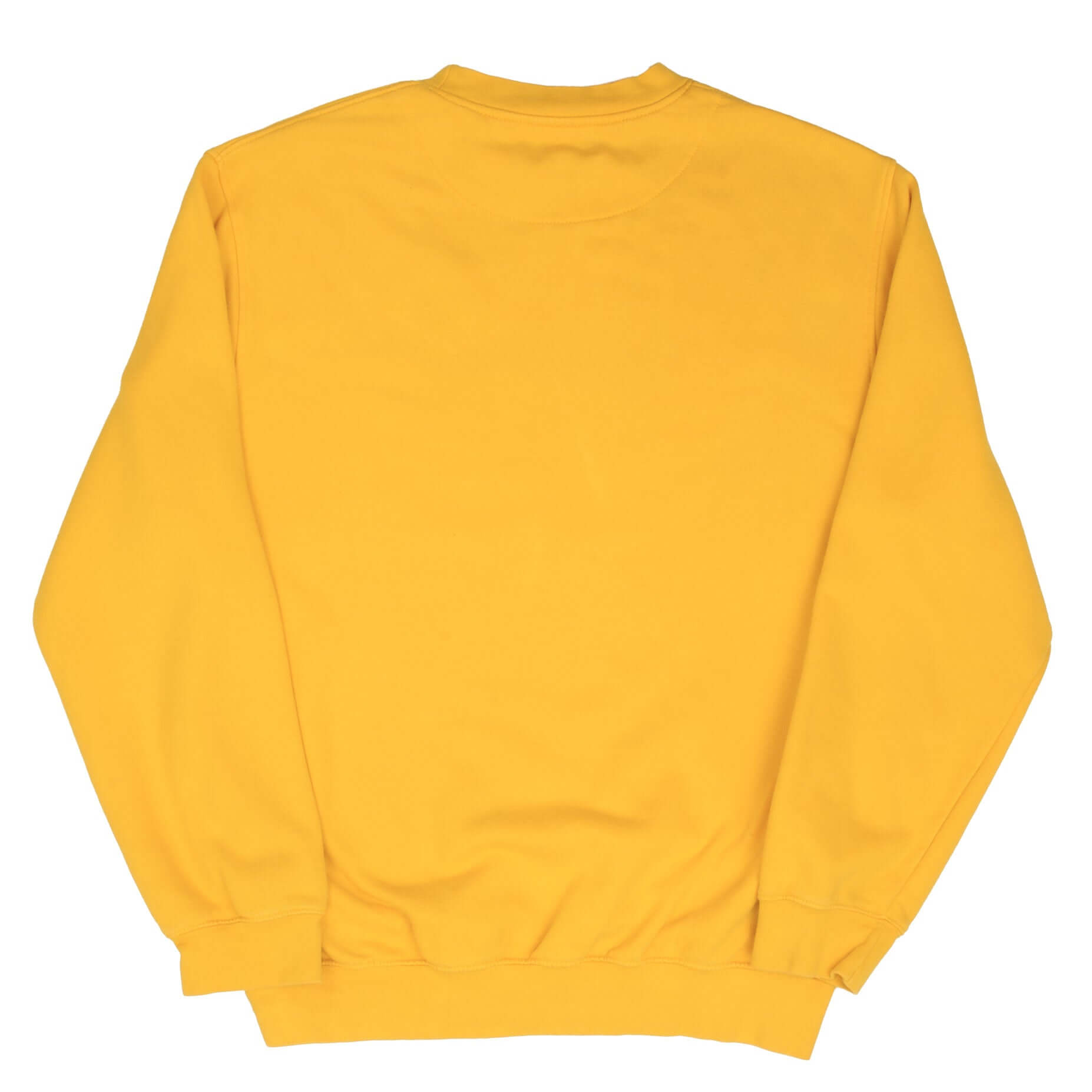 Vintage Nike Classic Swoosh Yellow Sweatshirt 2000S Size Large